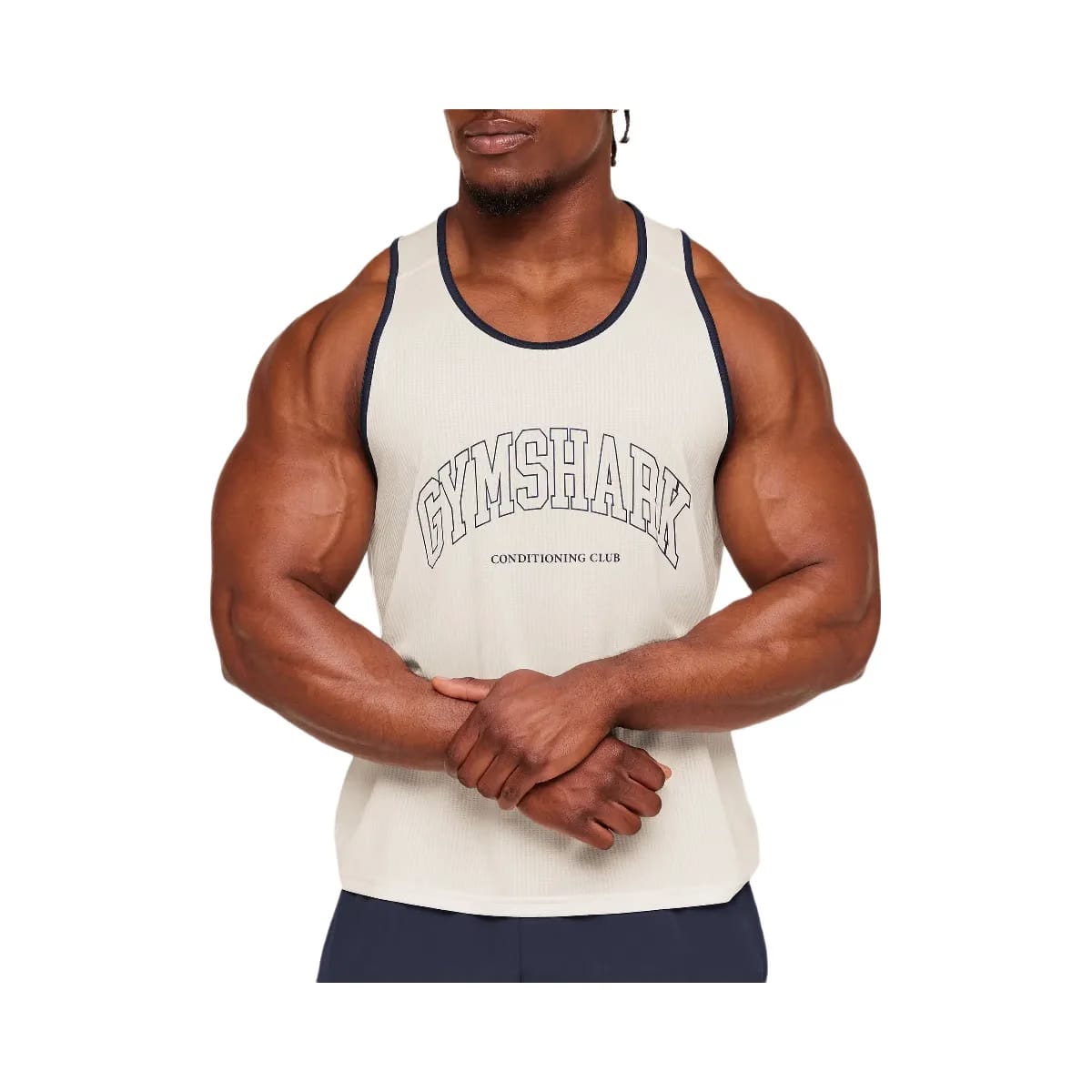 Gymshark Collegiate Tech Tank Soft White