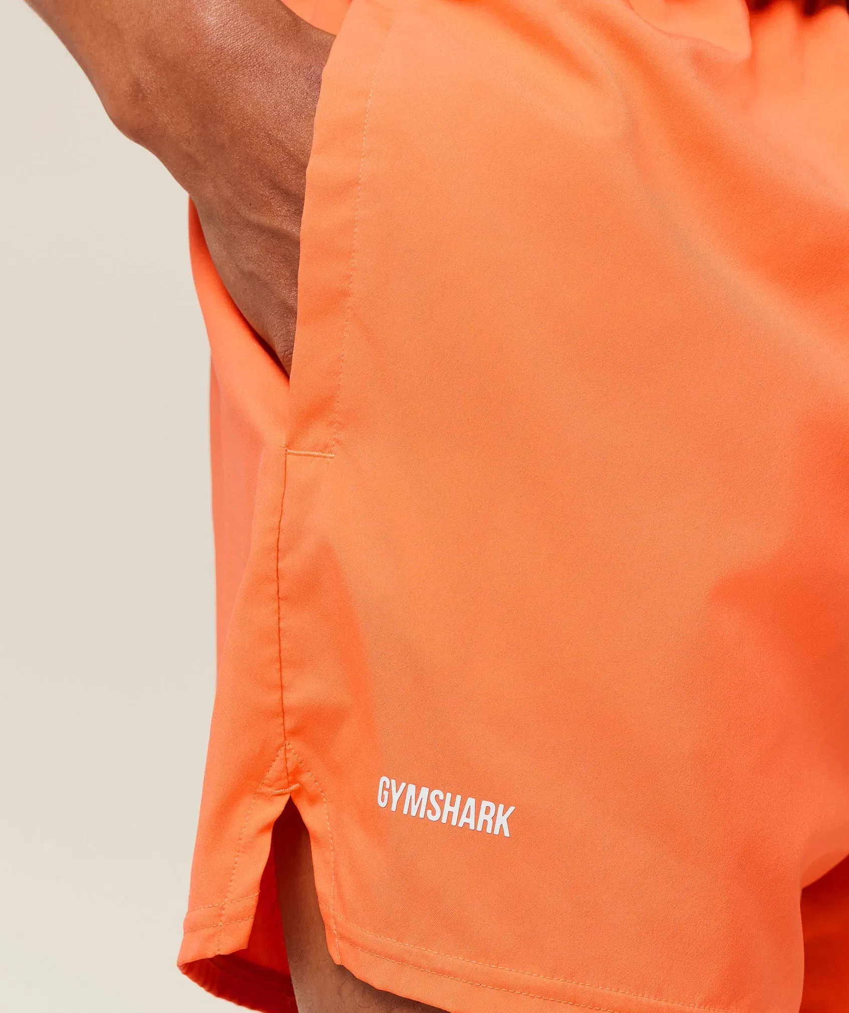 Gymshark Train 5" Shorts Dayglow Peach