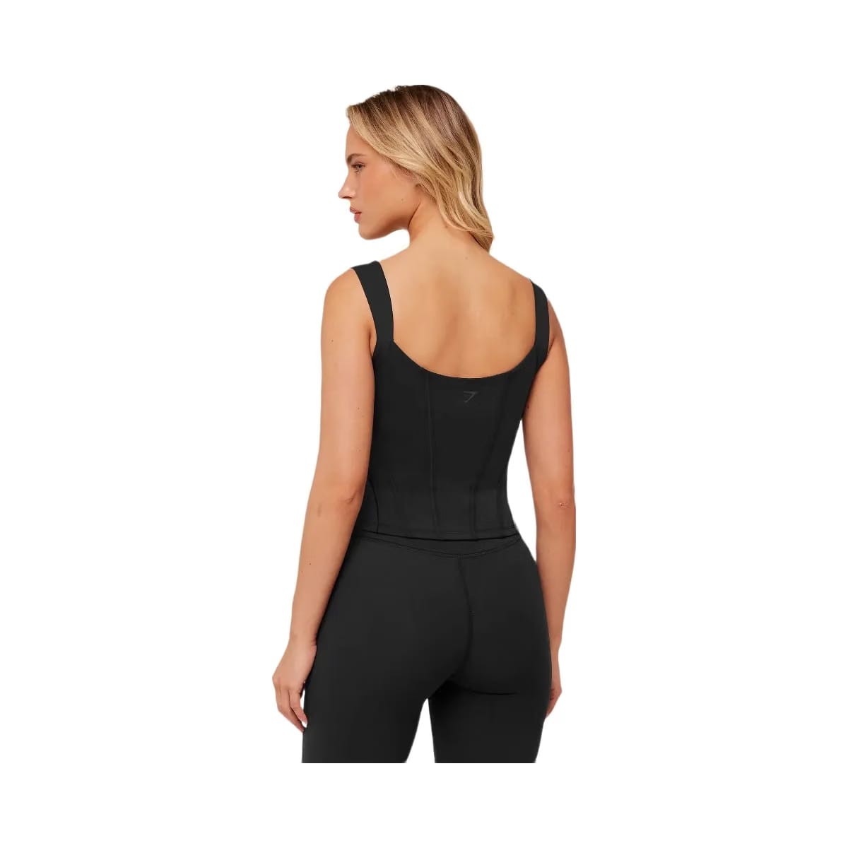 Gymshark Corset Tank Top "GS Black"
