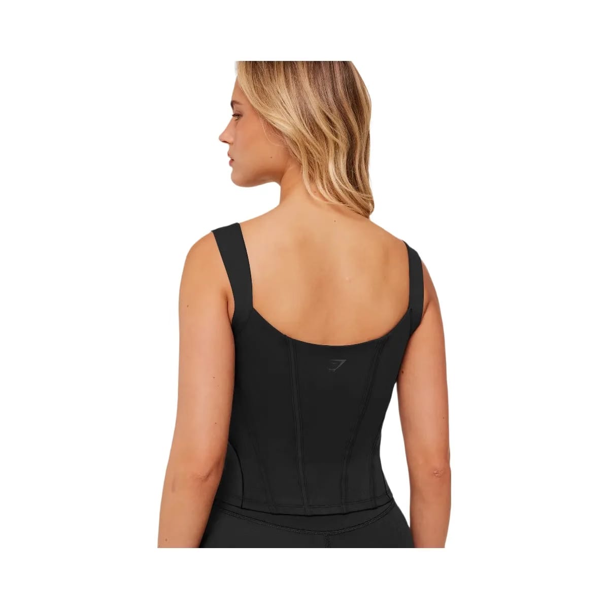 Gymshark Corset Tank Top "GS Black"