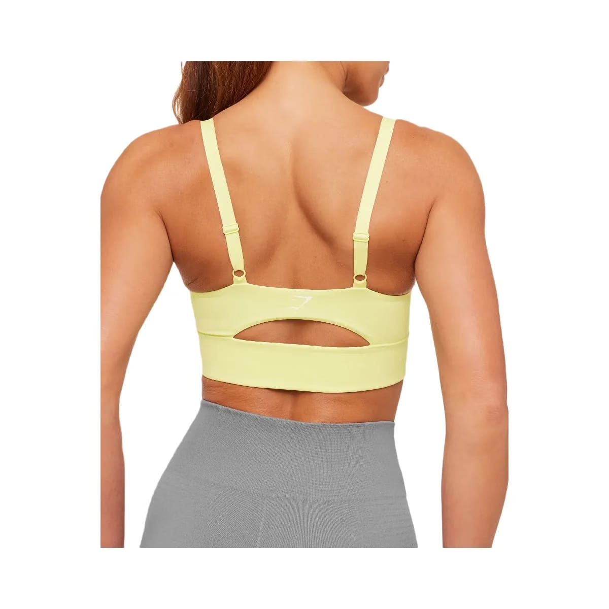 Gymshark Twist Front Sports Bra "Sorbet Yellow"