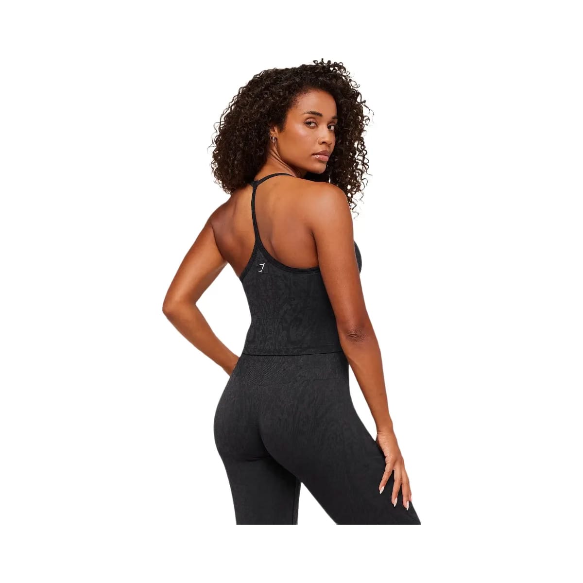 Gymshark Adapt Animal X Whitney Tank Top with Shelf "Black Asphalt Grey"