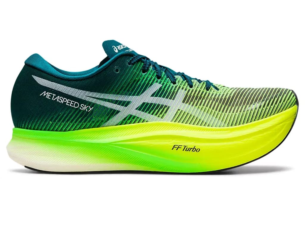 Asics Metaspeed Sky+ Velvet Pine/Safety Yellow