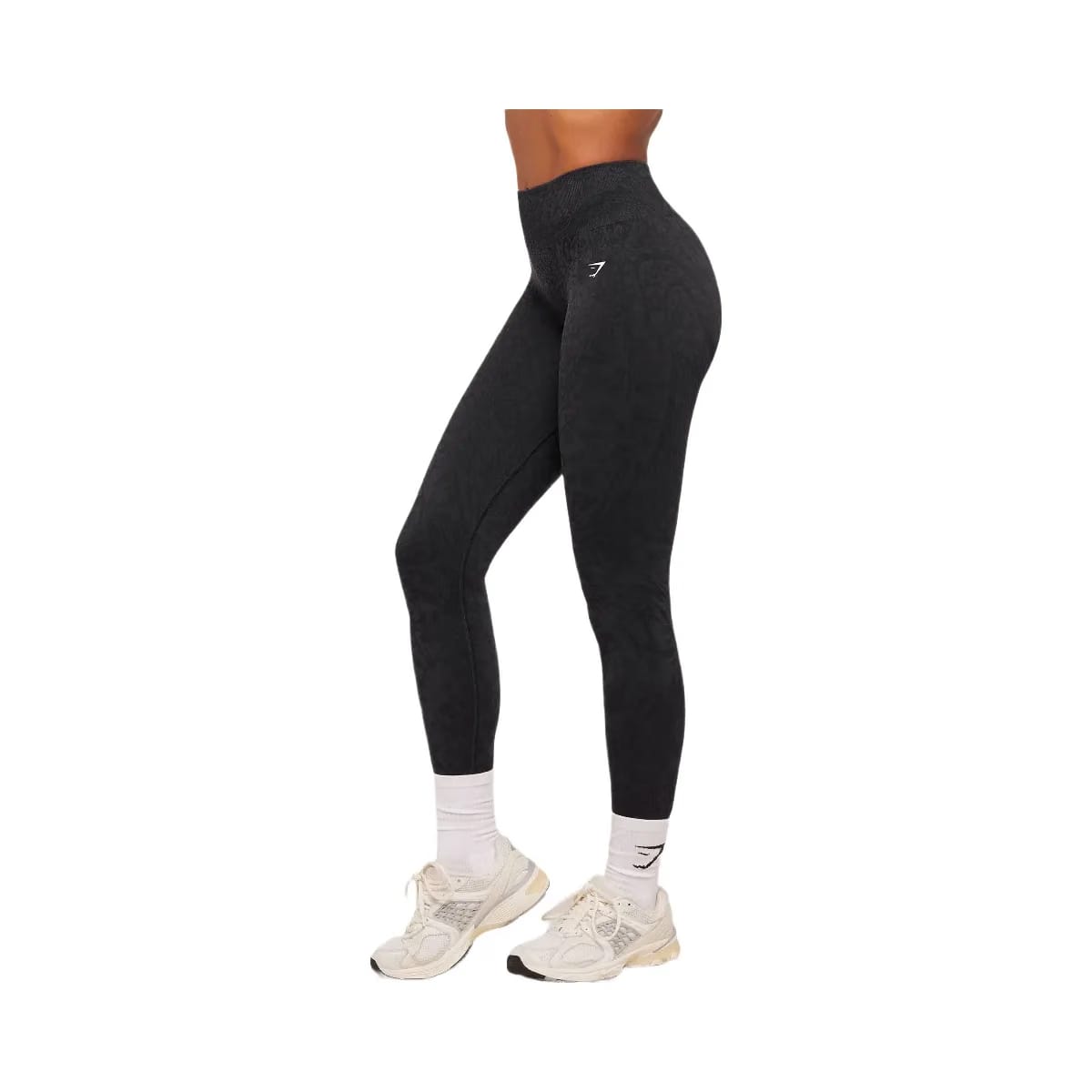 Gymshark Adapt Animal X Whitney Leggings "Black Asphalt Grey"