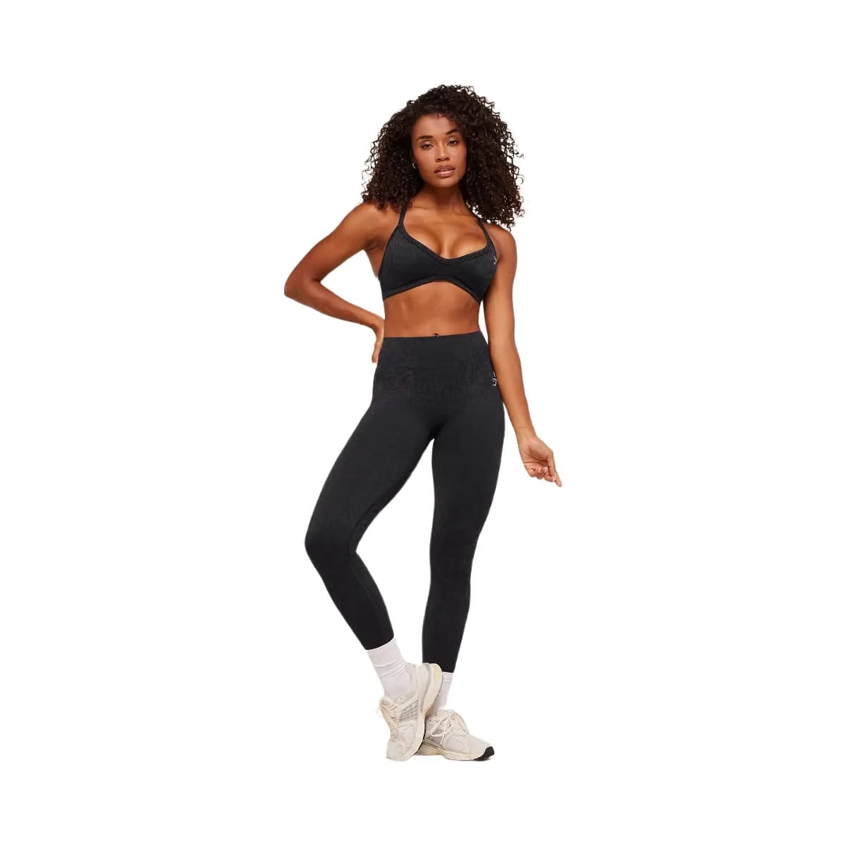 Gymshark Adapt Animal X Whitney Leggings "Black Asphalt Grey"
