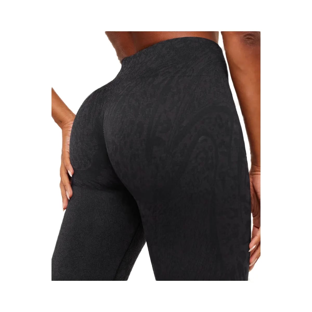 Gymshark Adapt Animal X Whitney Leggings "Black Asphalt Grey"