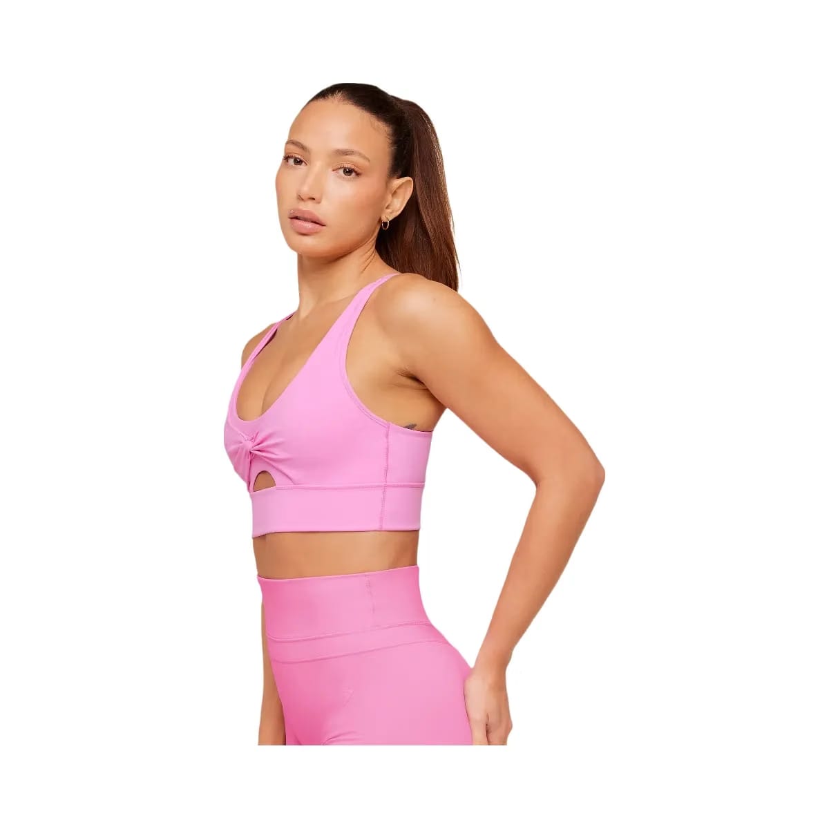 Gymshark Twist Front Sports Bra "Focus Pink"