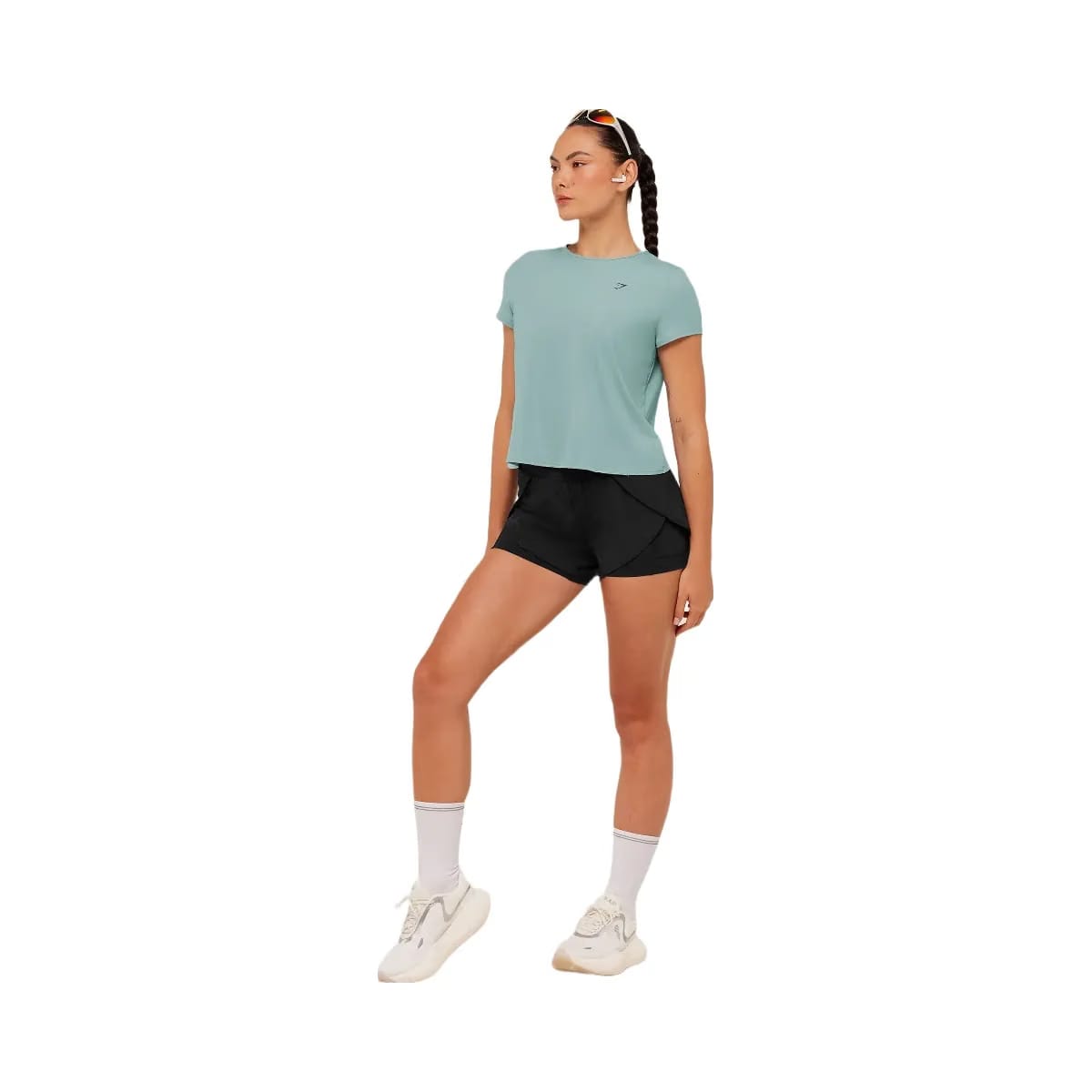Gymshark Running Short Sleeve T-Shirt "GS Storm Blue"