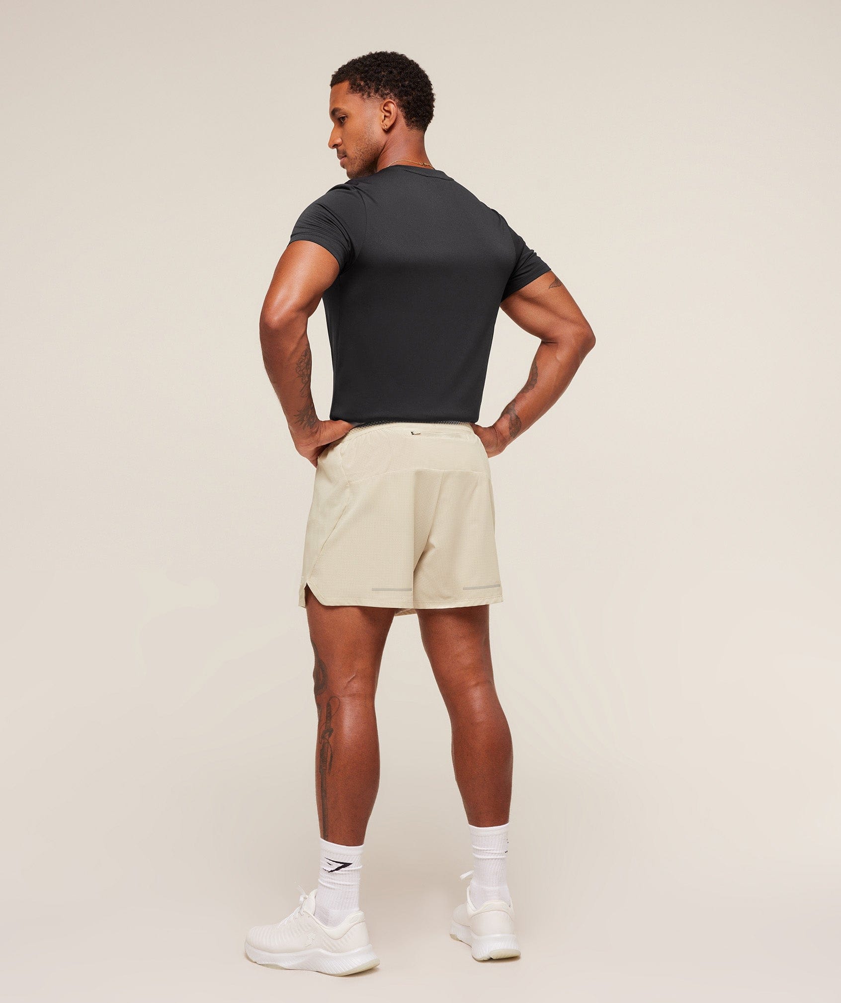 Gymshark Running 5" Shorts Pebble Grey