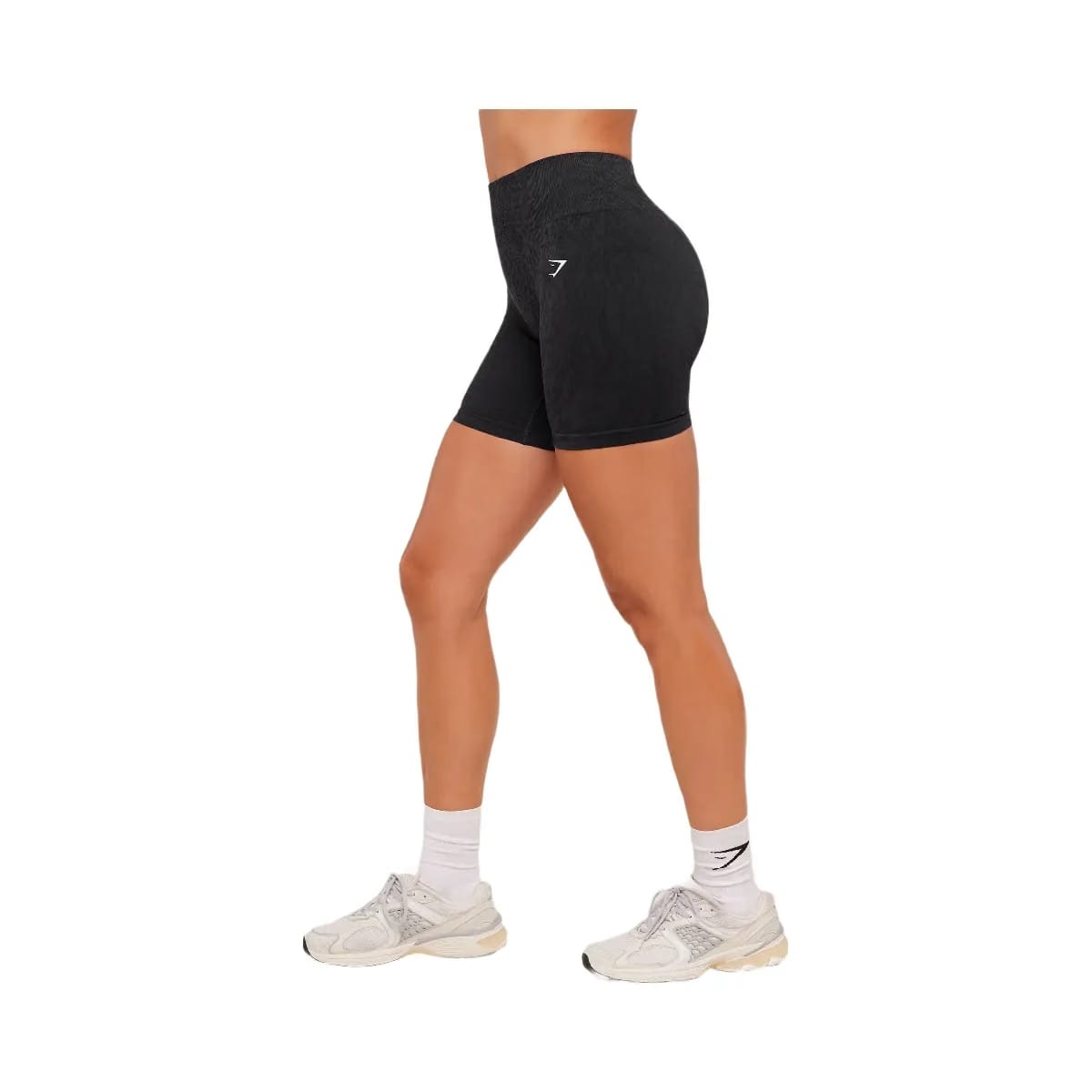 Gymshark Adapt Animal X Whitney Shorts "Black Asphalt Grey"