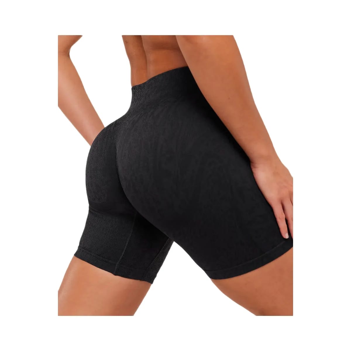 Gymshark Adapt Animal X Whitney Shorts "Black Asphalt Grey"