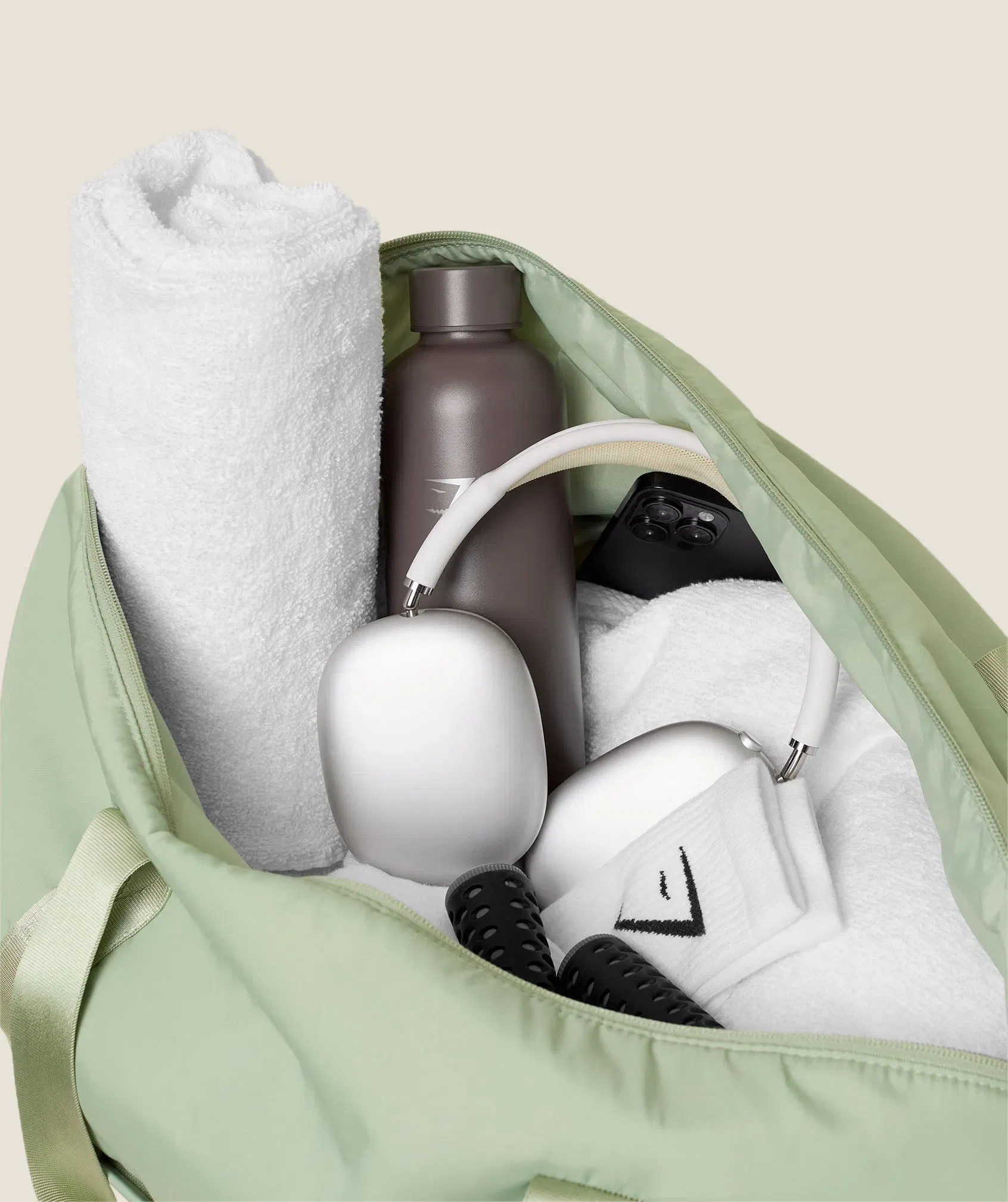 Gymshark Mode Duffle Bag Haze Green