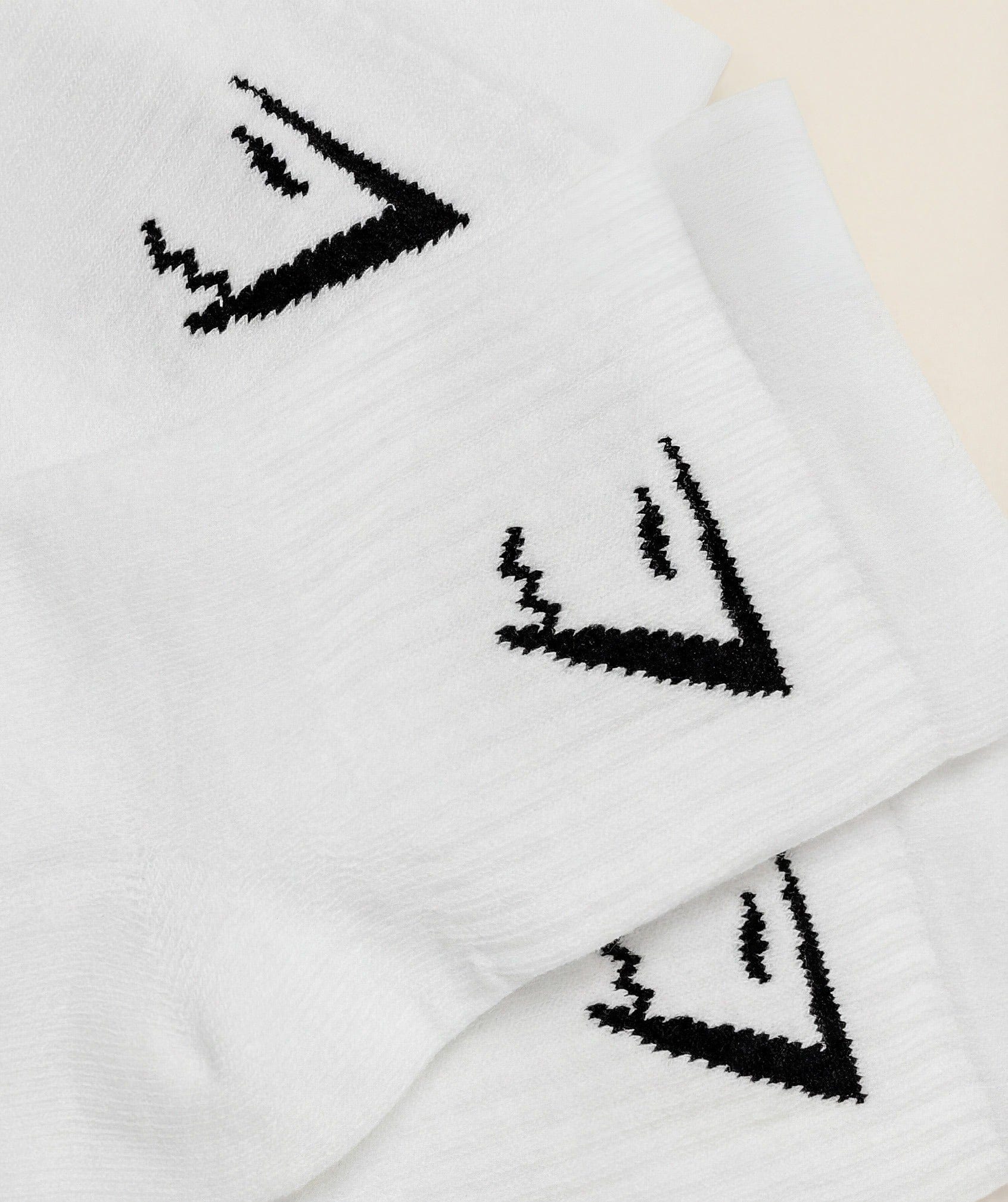 Gymshark Midi Socks 3Pk Gs White