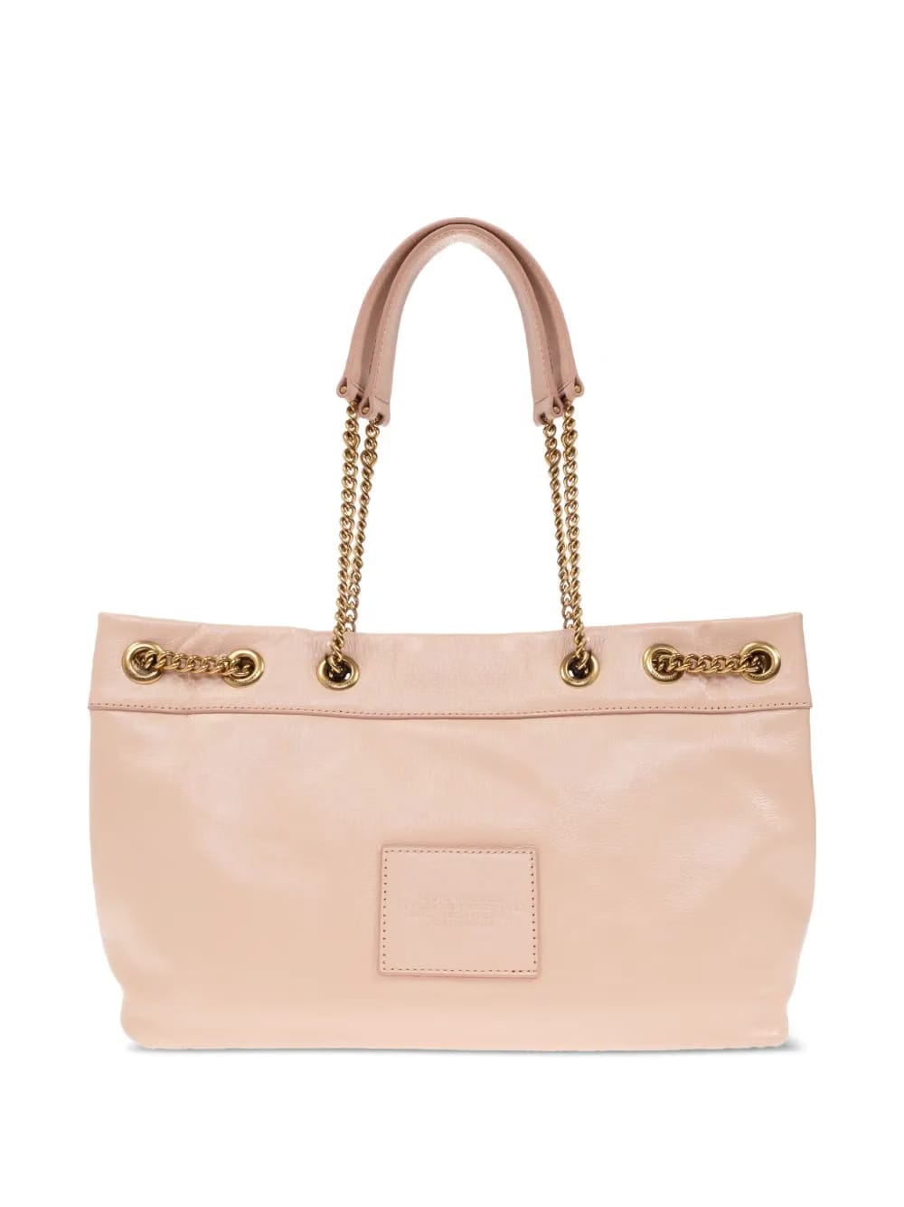 The Sac embossed-logo chain-strap tote bag