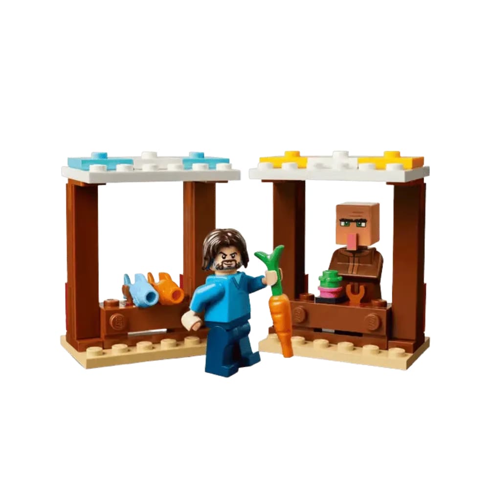 Lego Minecraft The Ghast Balloon Village Attack