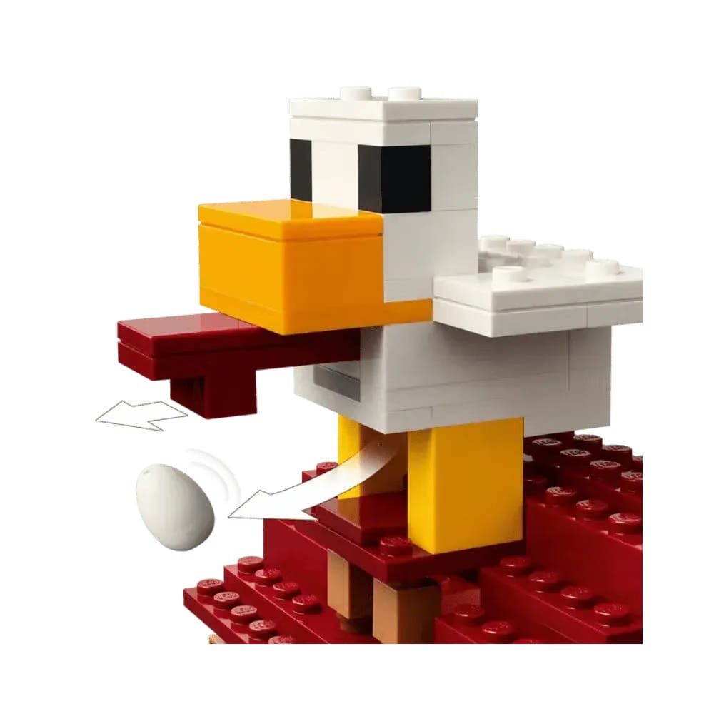 Lego Minecraft The Ghast Balloon Village Attack