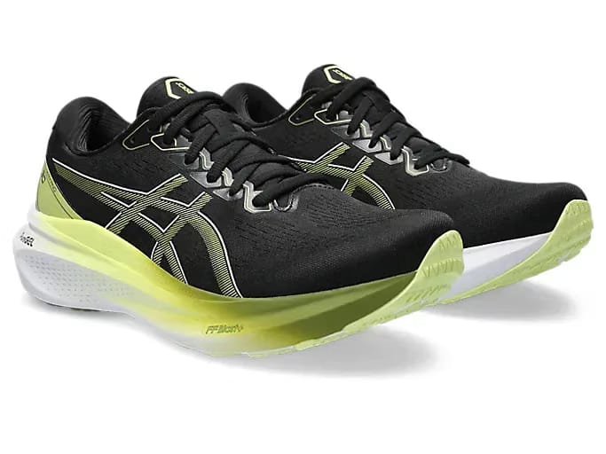 Asics Gel Kayano 30 Wide Black Glow Yellow