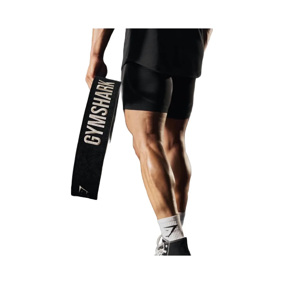 Gymshark Lever Lifting Belt "Black Ecru White"