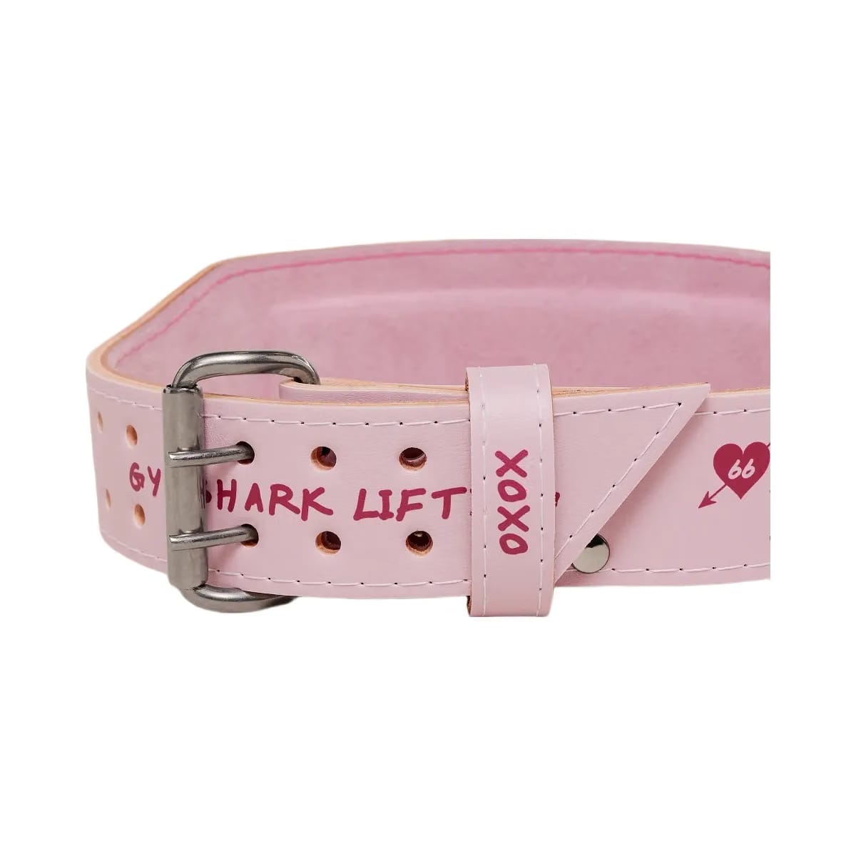 Gymshark Graphic Tapered Lifting Belt "Cloud Pink"