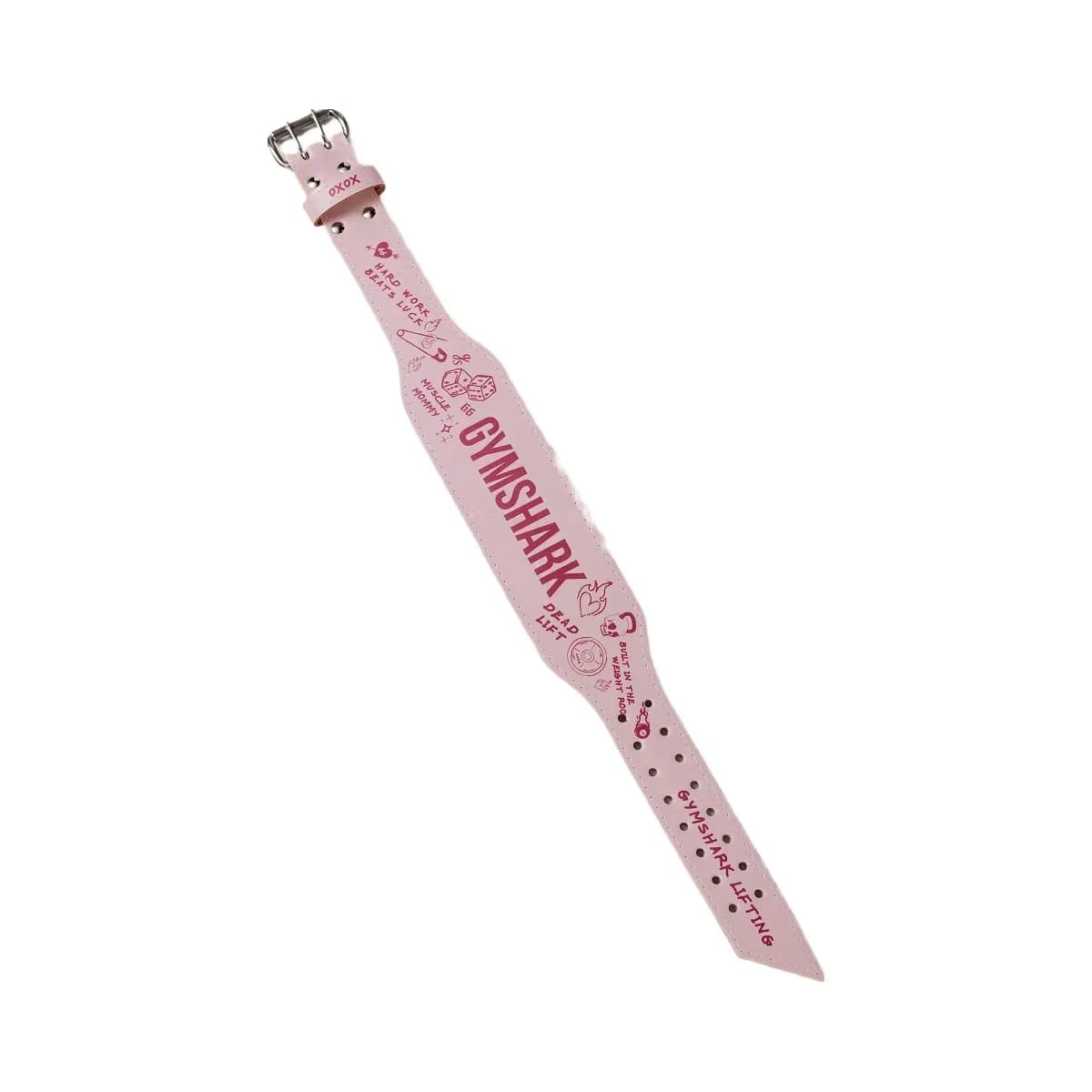 Gymshark Graphic Tapered Lifting Belt "Cloud Pink"