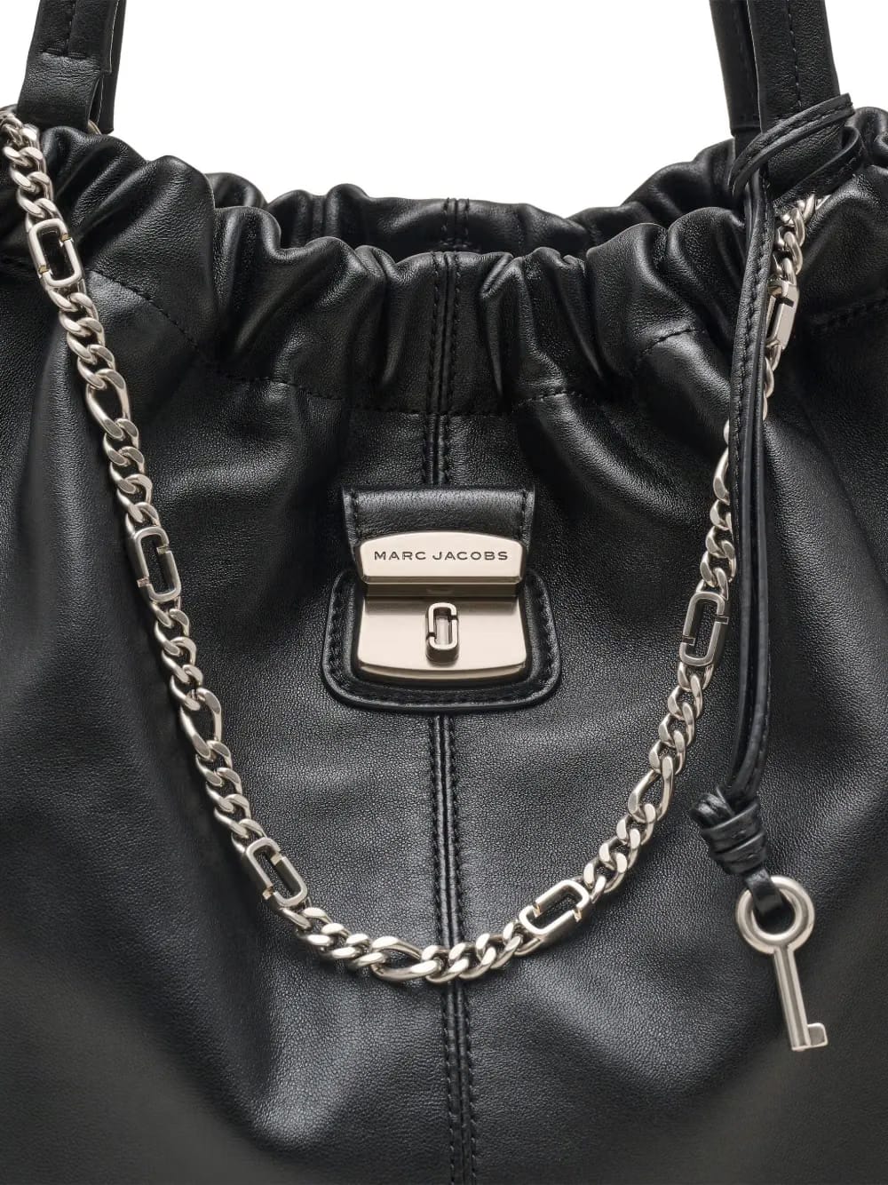 The Cristina chain-embellished drawstring tote