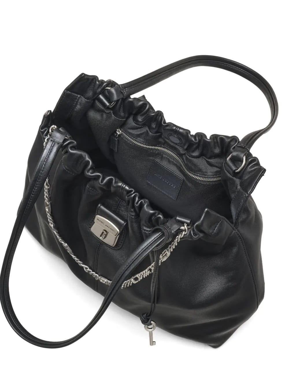 The Cristina chain-embellished drawstring tote