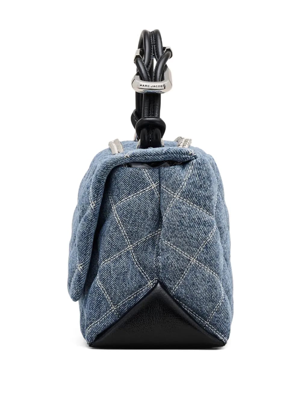 The Quilted denim shoulder bag
