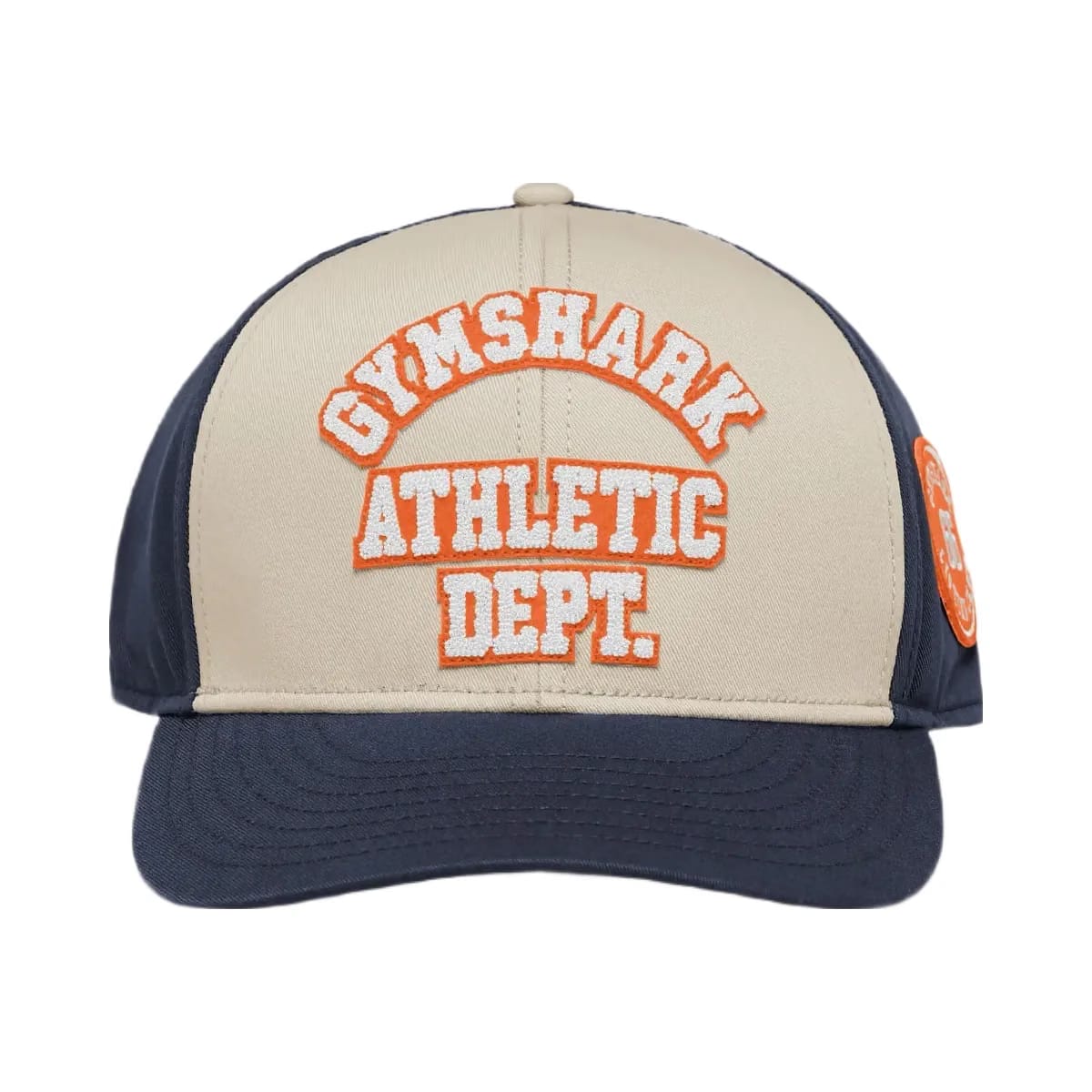 Gymshark 6 Panel Collegiate Trucker "Tinted White Heavy Blue"