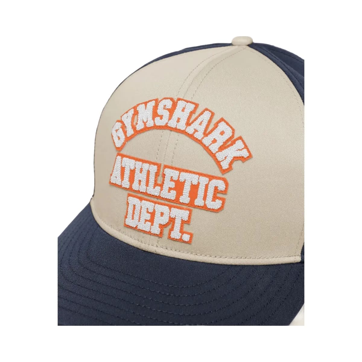 Gymshark 6 Panel Collegiate Trucker "Tinted White Heavy Blue"