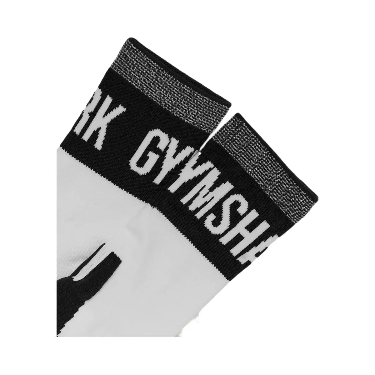 Gymshark Hybrid Training Grip Socks Single "White Black"