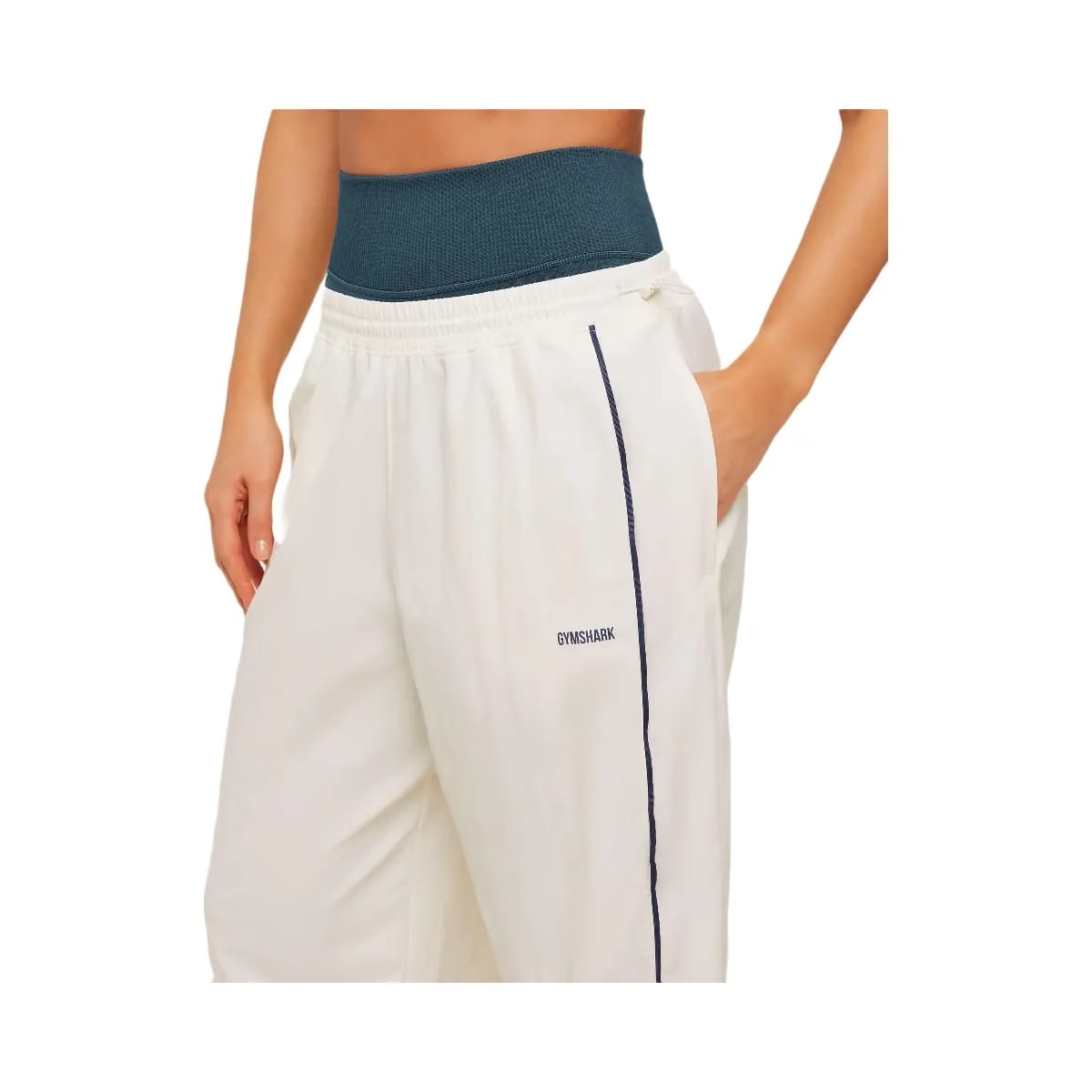 Gymshark To From Pants "Soft White Stealth Blue"
