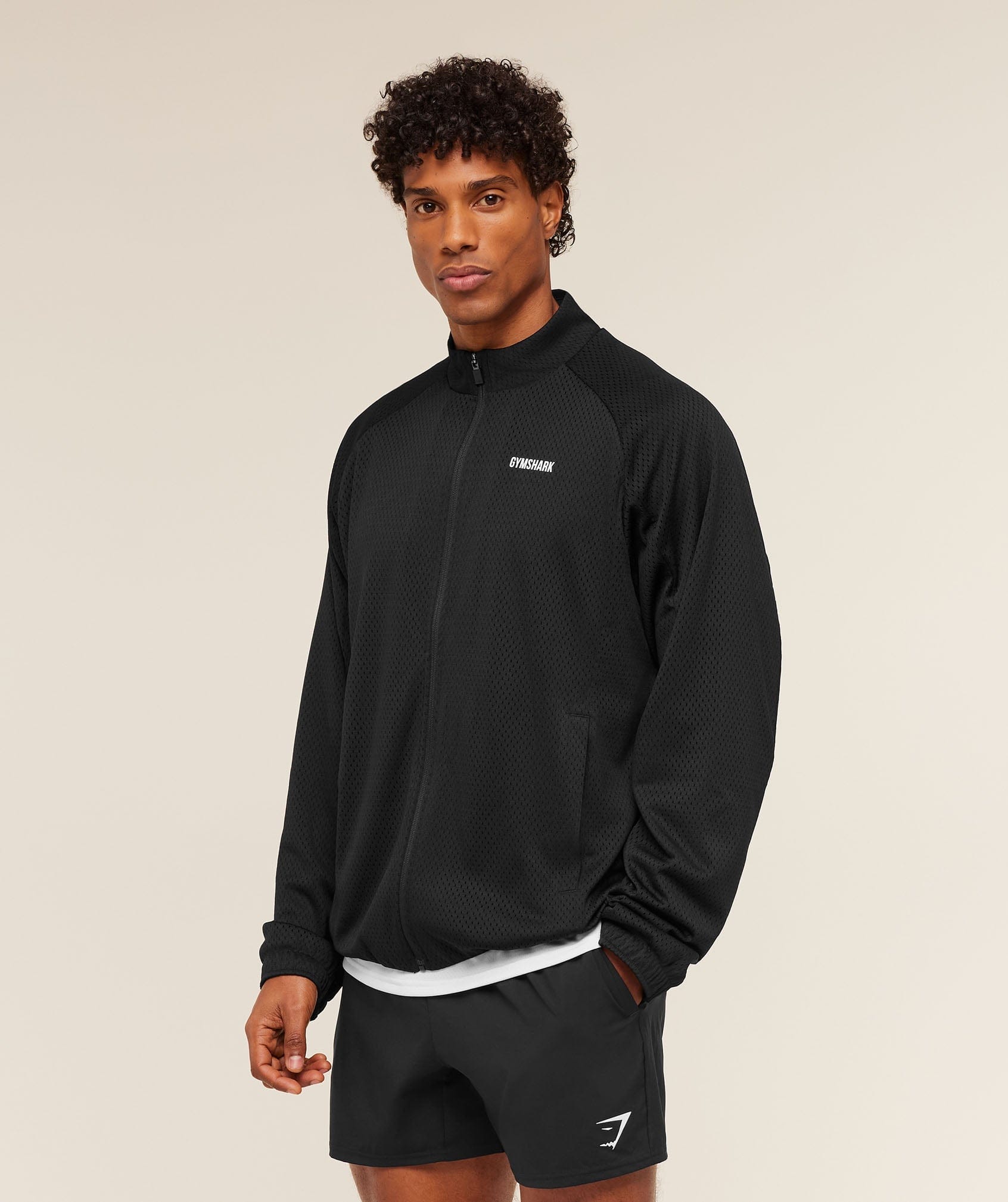 Gymshark Train Zip Through Jacket Black