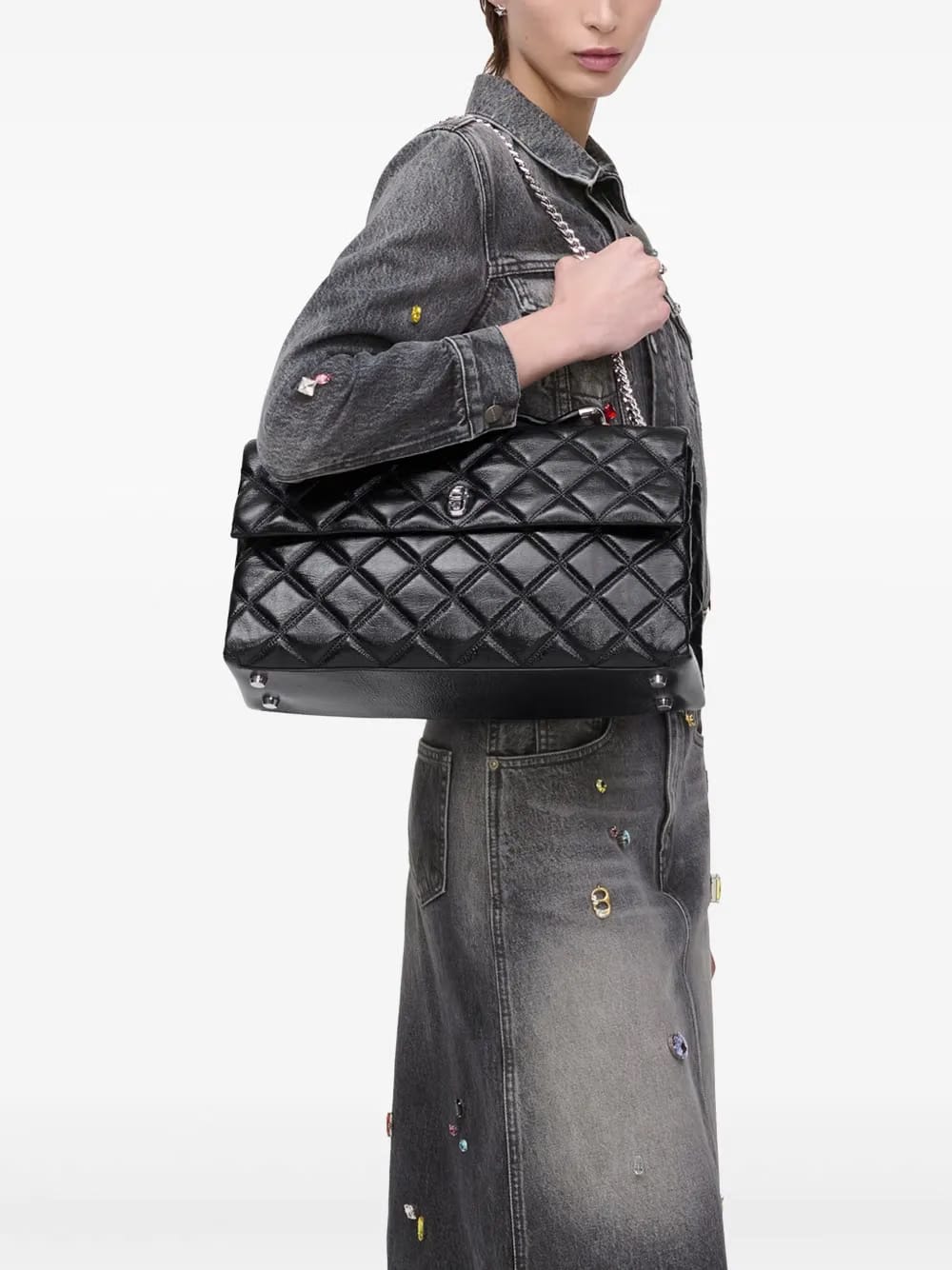 The XL Quilted Dual shoulder bag