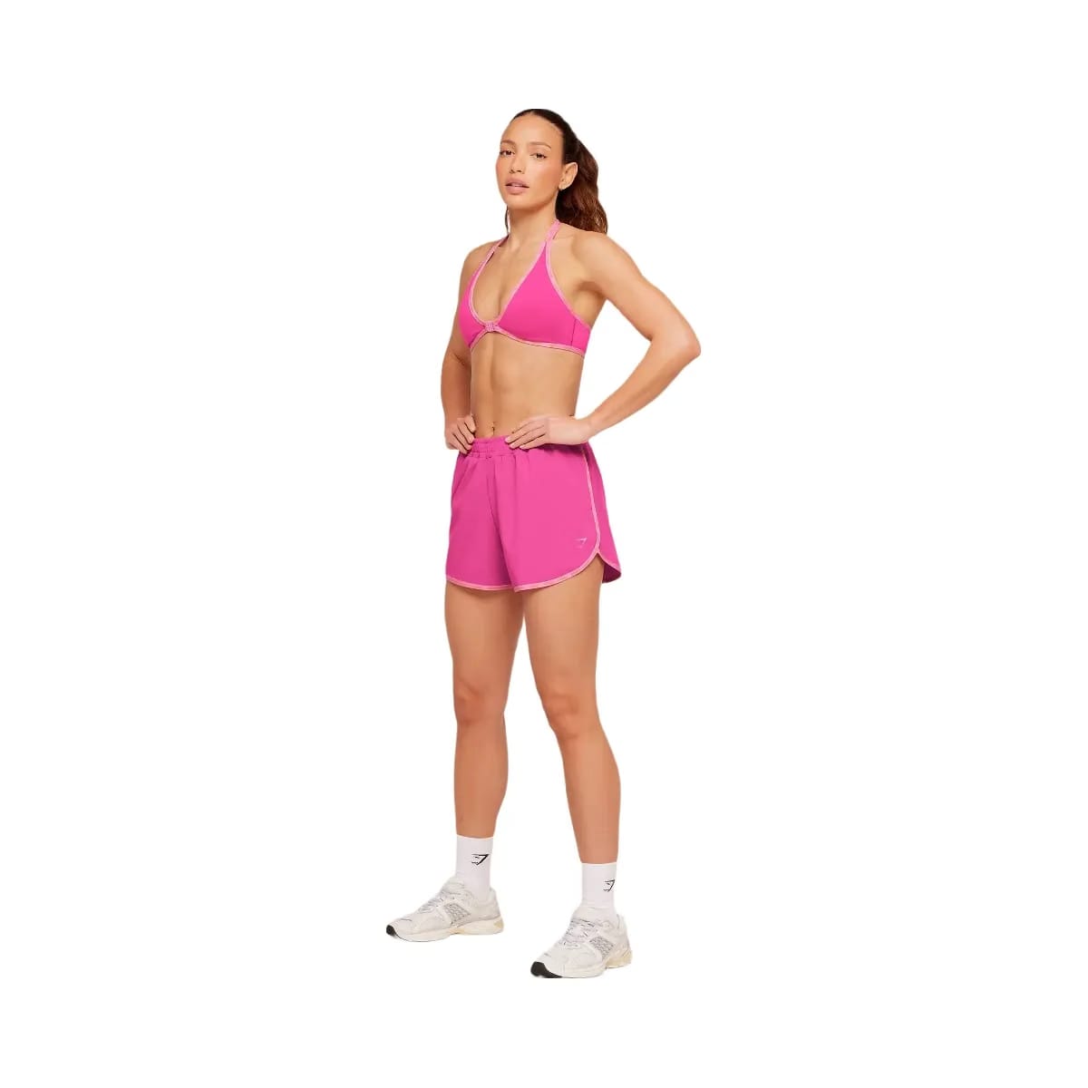 Gymshark Micro Logo Shorts "Super-Set Pink"
