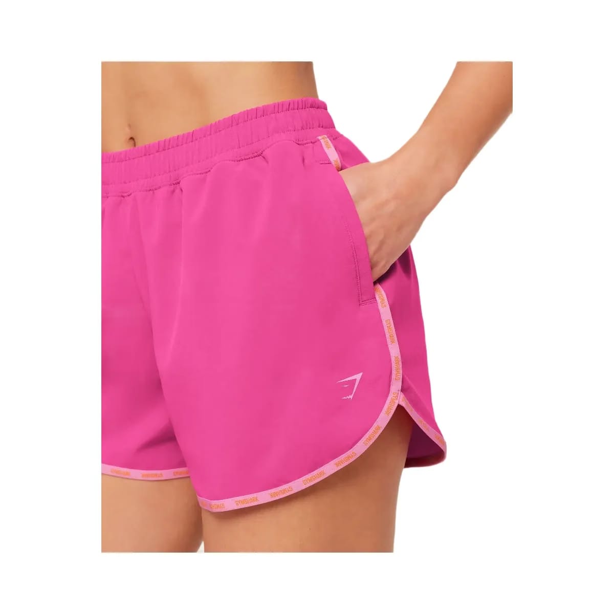 Gymshark Micro Logo Shorts "Super-Set Pink"
