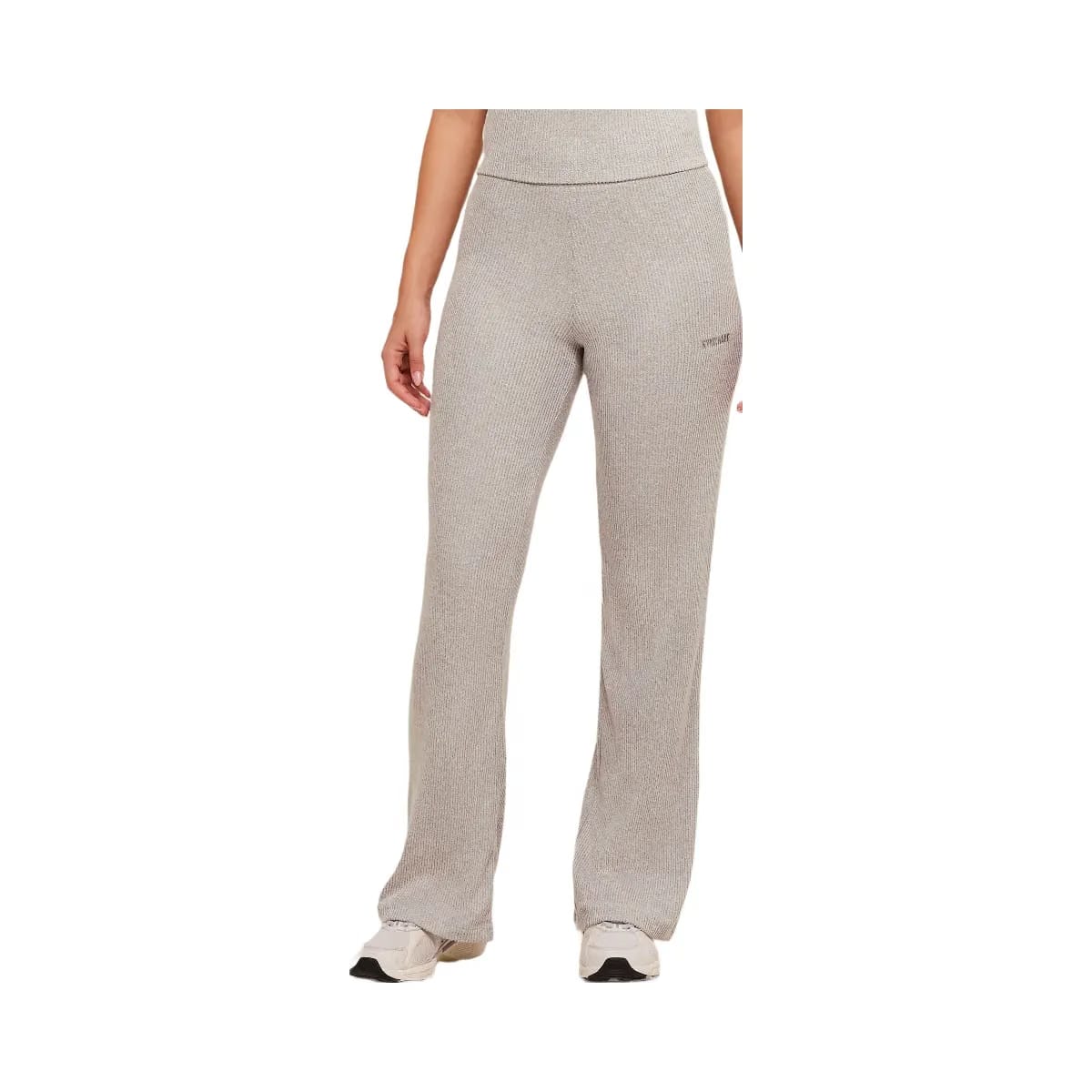 Gymshark SuperSoft Straight Leg Pant "Light Grey Core Marl"