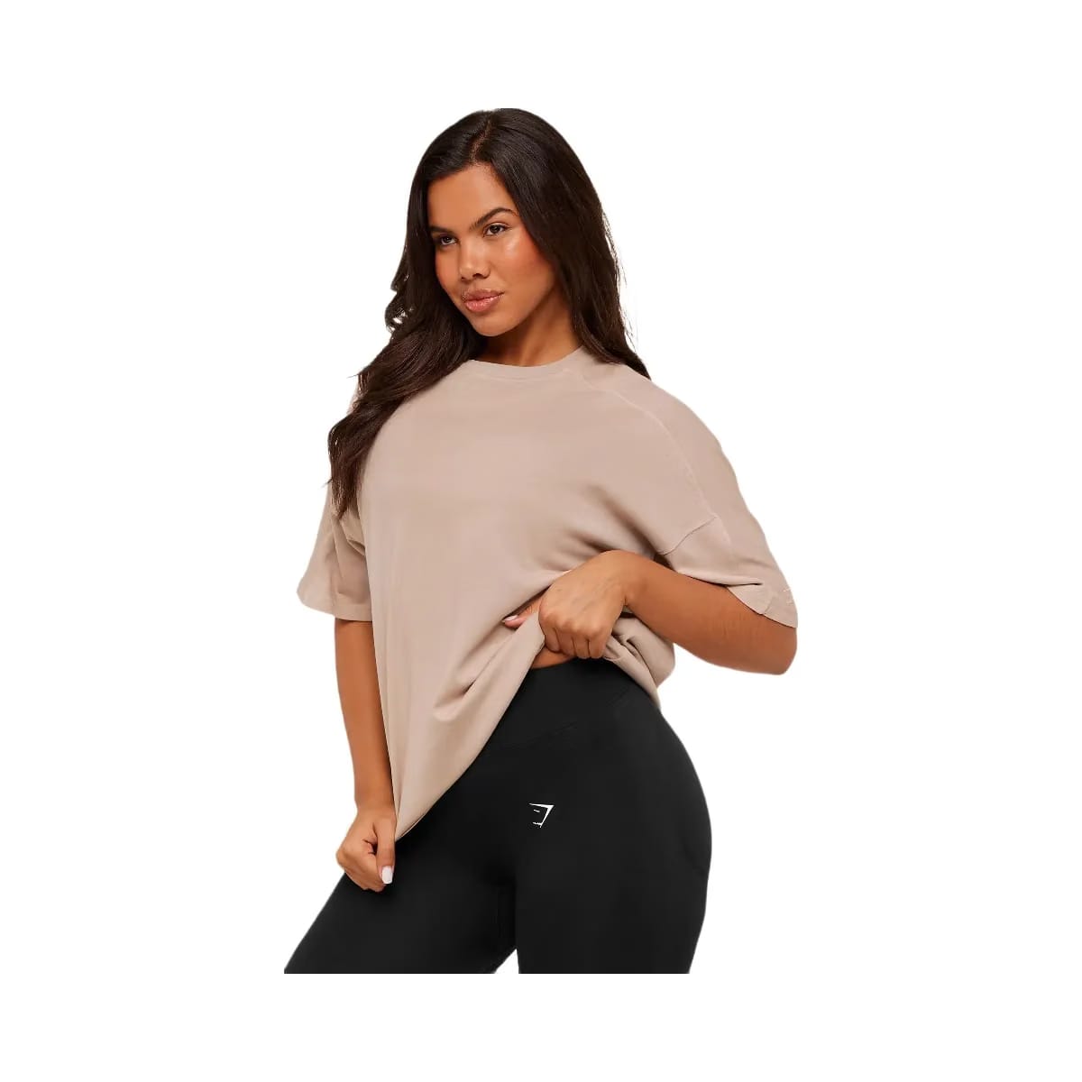 Gymshark Pump Cover Structured Fleece Top "GS Dusk Pink WASH"