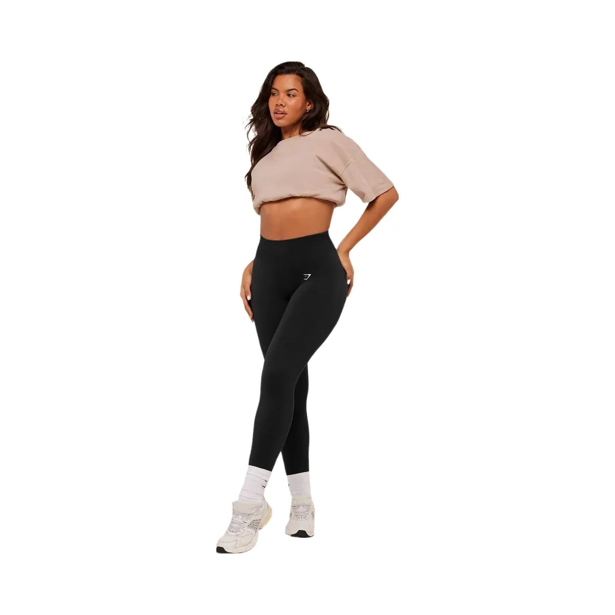 Gymshark Pump Cover Structured Fleece Top "GS Dusk Pink WASH"