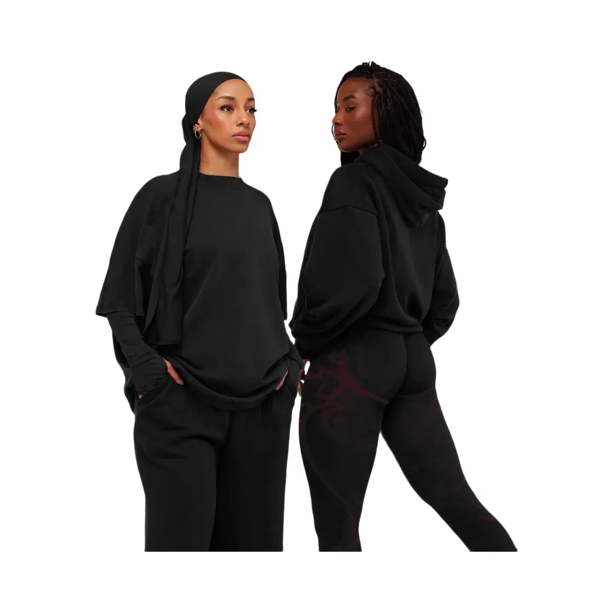 Gymshark Pump Cover Structured Fleece Top "Black Wash"