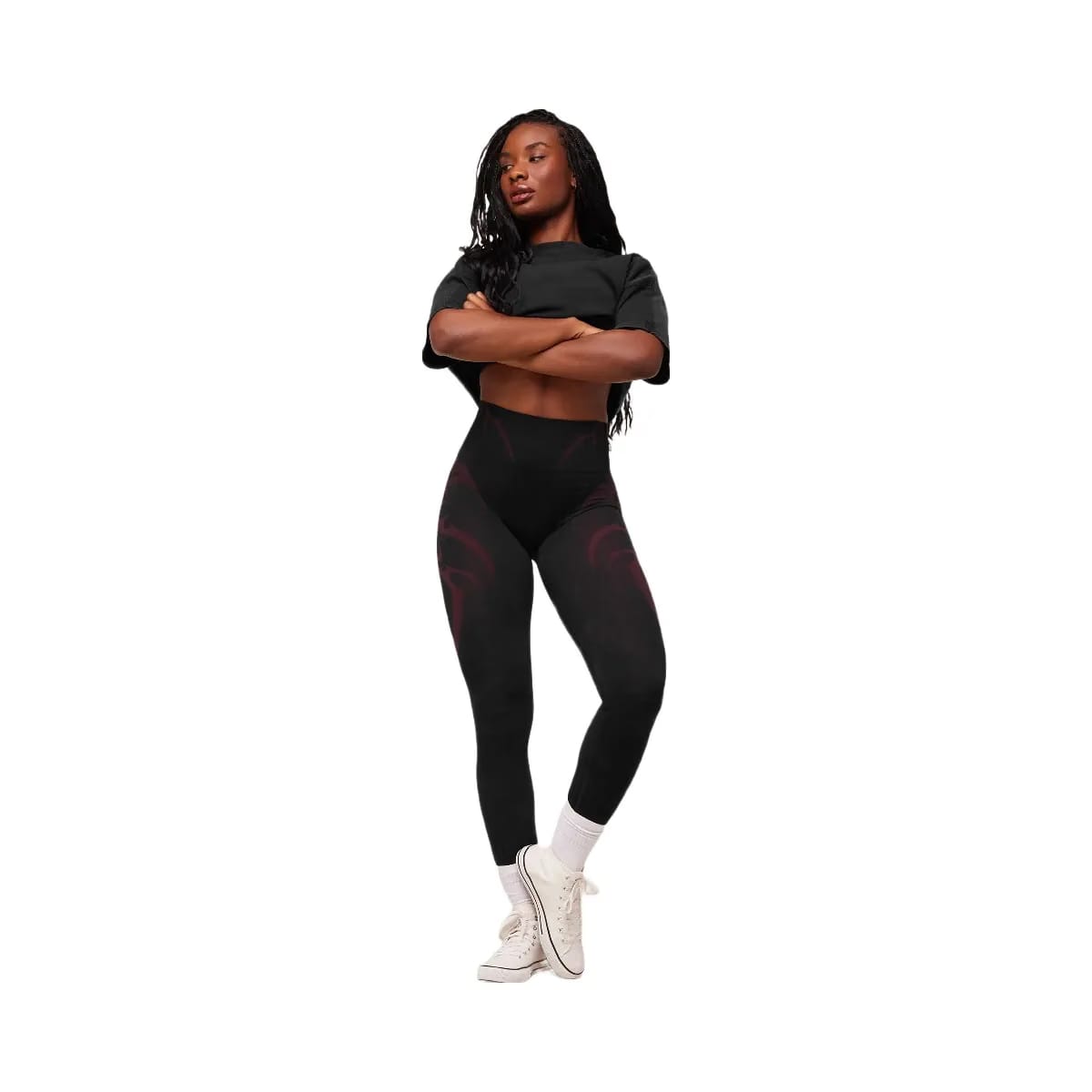Gymshark Pump Cover Structured Fleece Top "Black Wash"