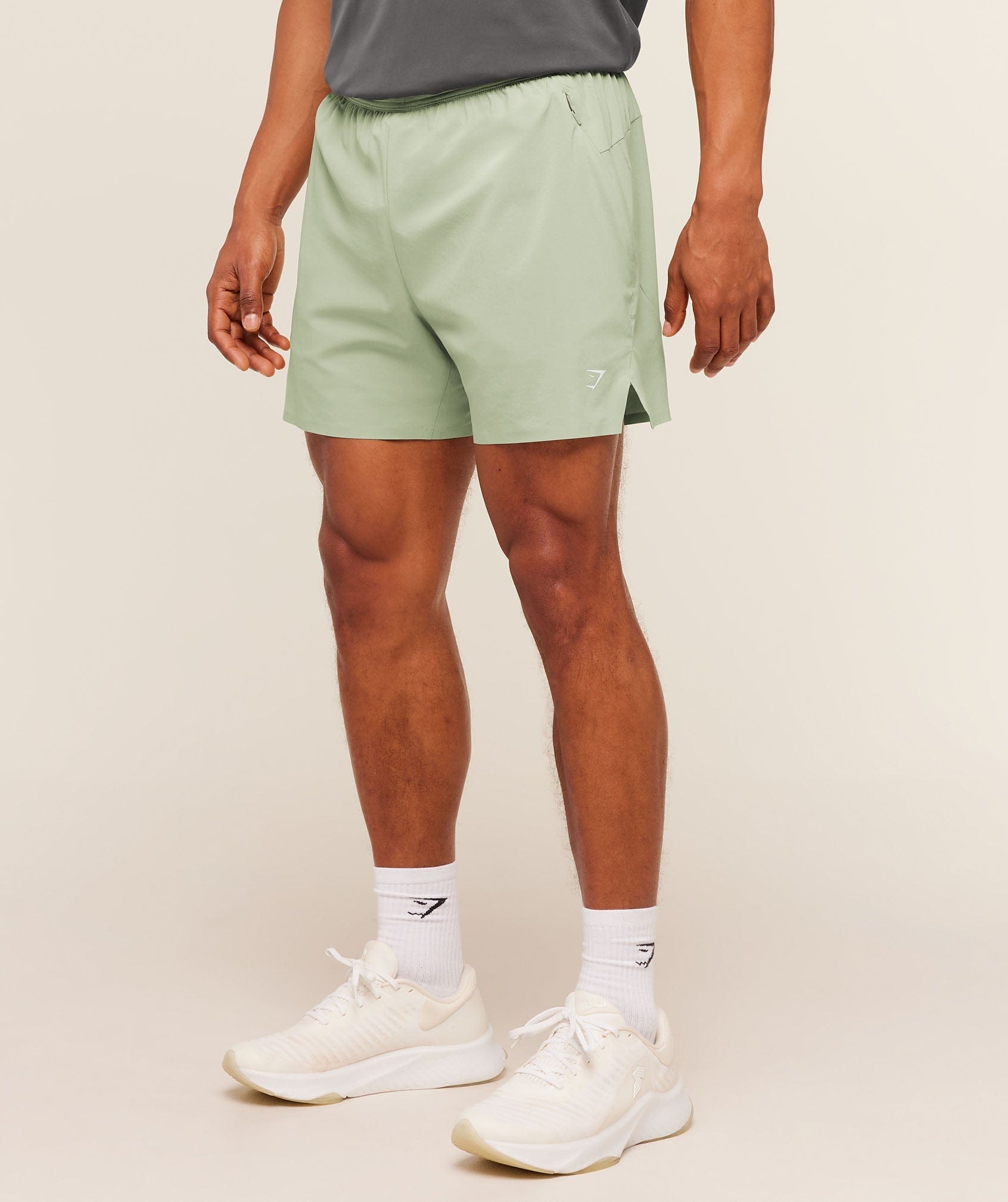 Gymshark Evolve 5" Short Haze Green