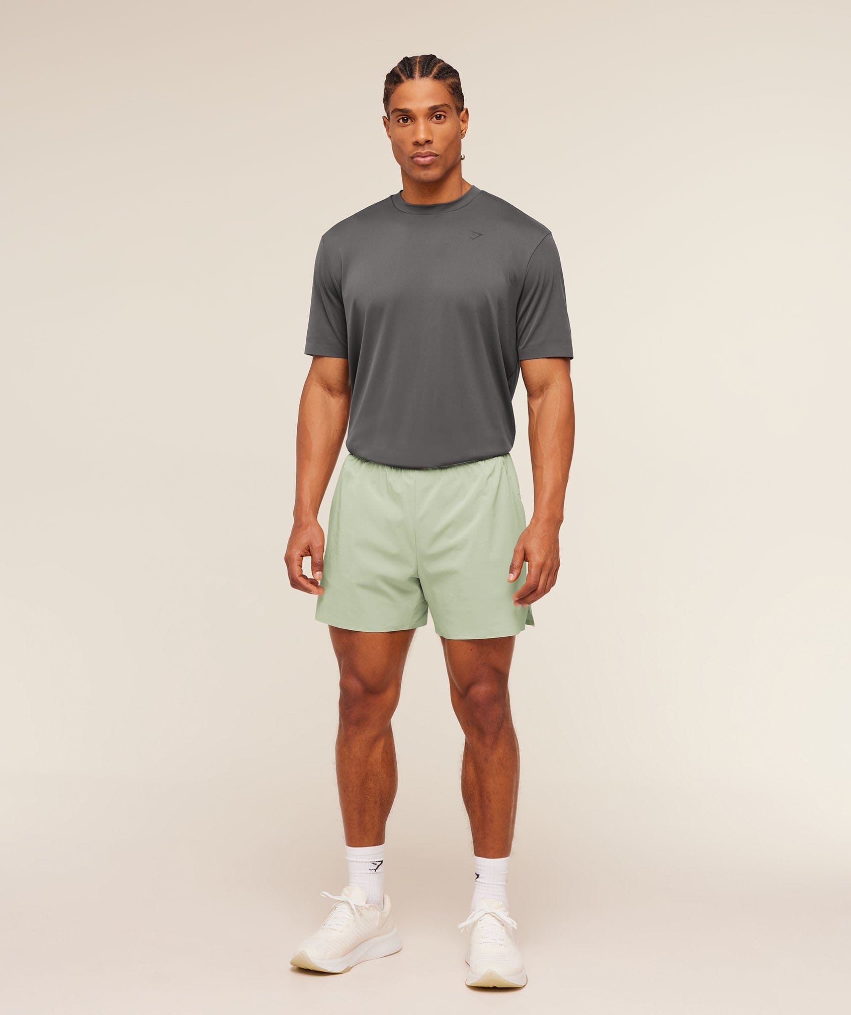 Gymshark Evolve 5" Short Haze Green