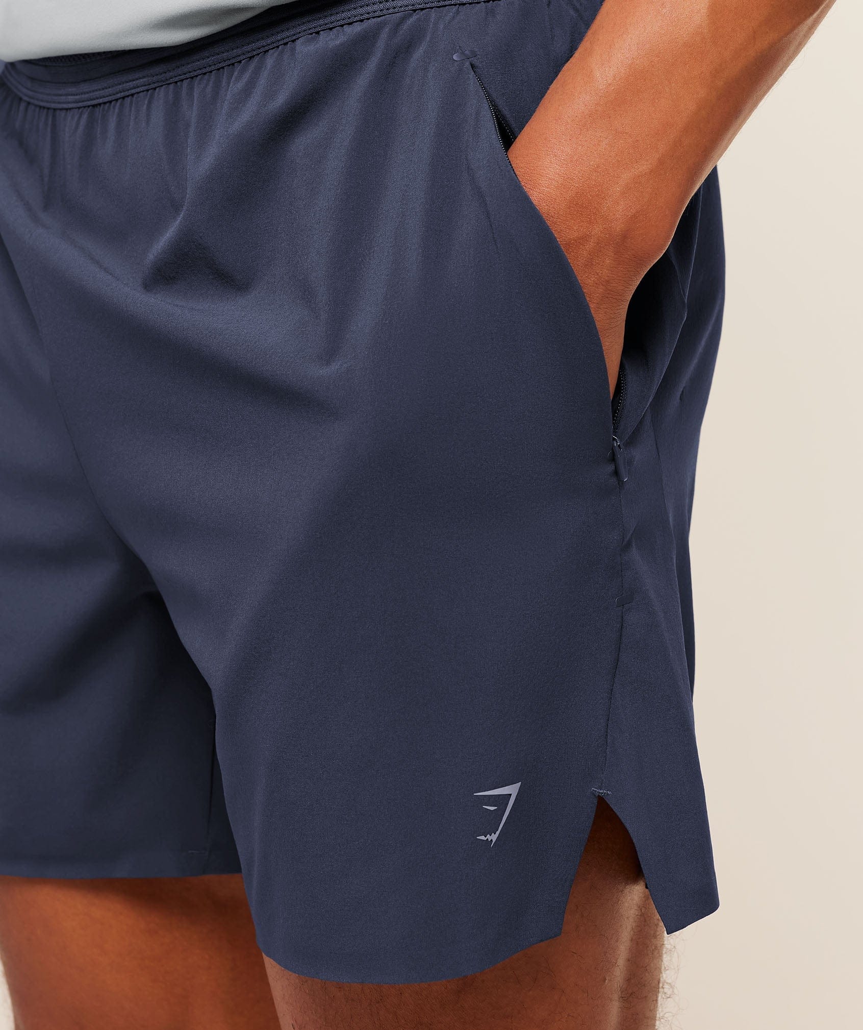 Gymshark Evolve 5" Short Heavy Blue