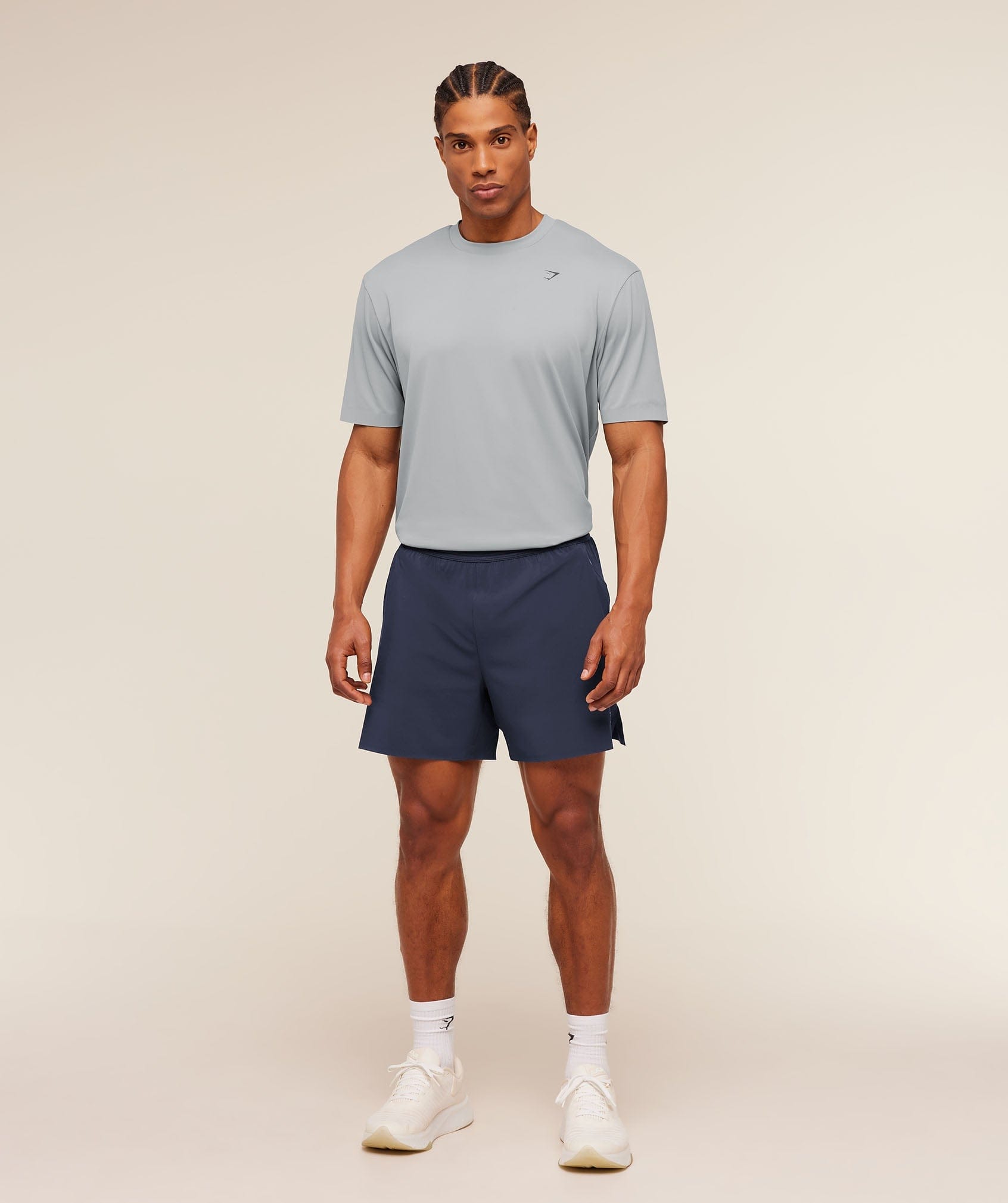 Gymshark Evolve 5" Short Heavy Blue