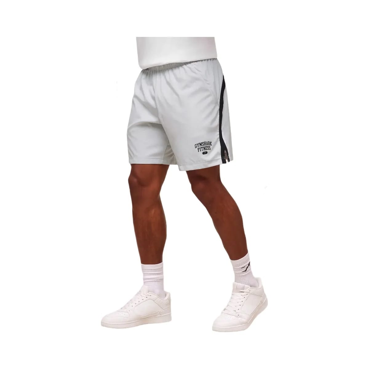 Gymshark Campus 7" Shorts "Light Grey"