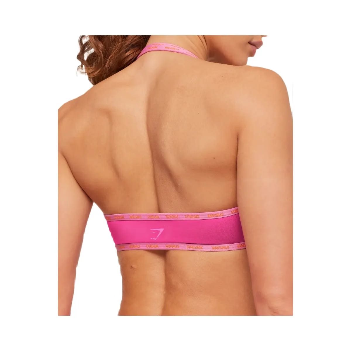 Gymshark Micro Logo Clasp Minimal Bra "Super-Set Pink"