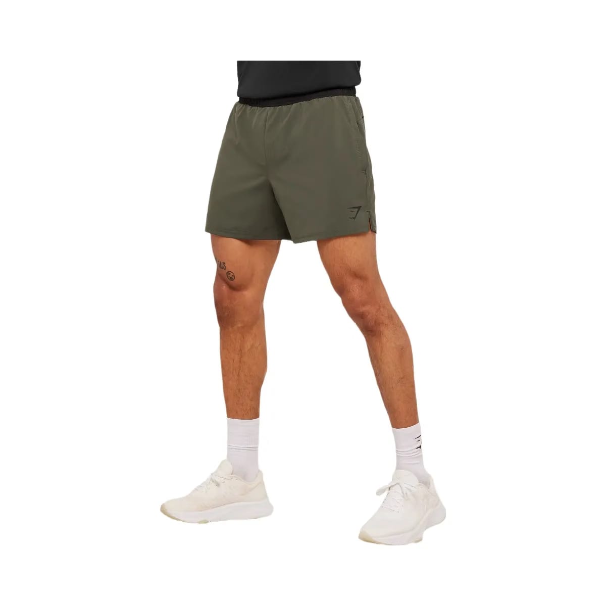 Gymshark Arrival Contrast Shorts "Strength Green Black"