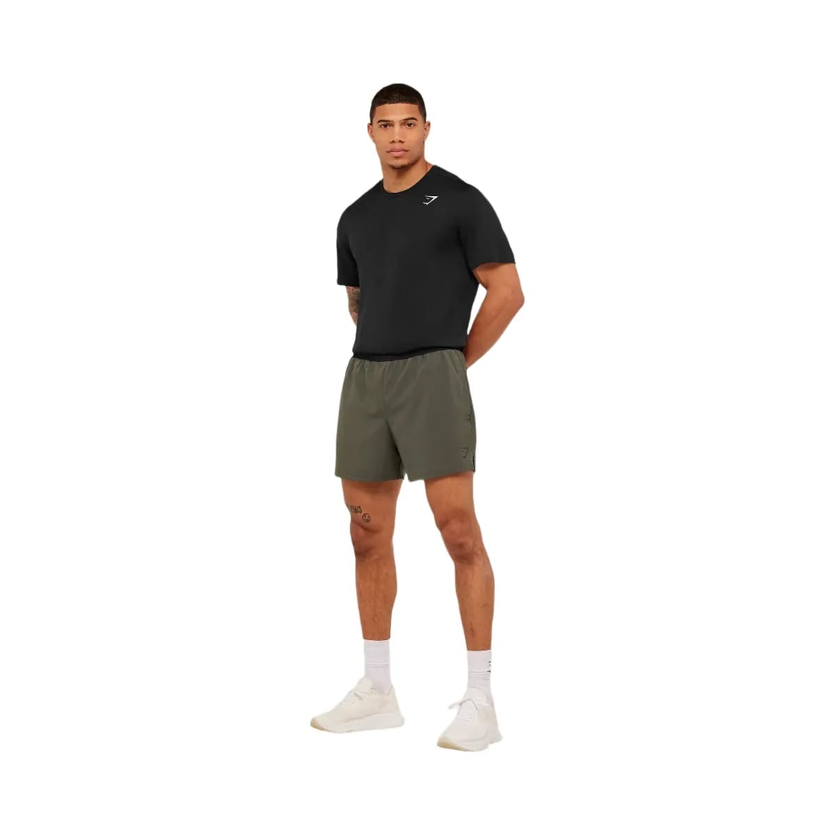 Gymshark Arrival Contrast Shorts "Strength Green Black"