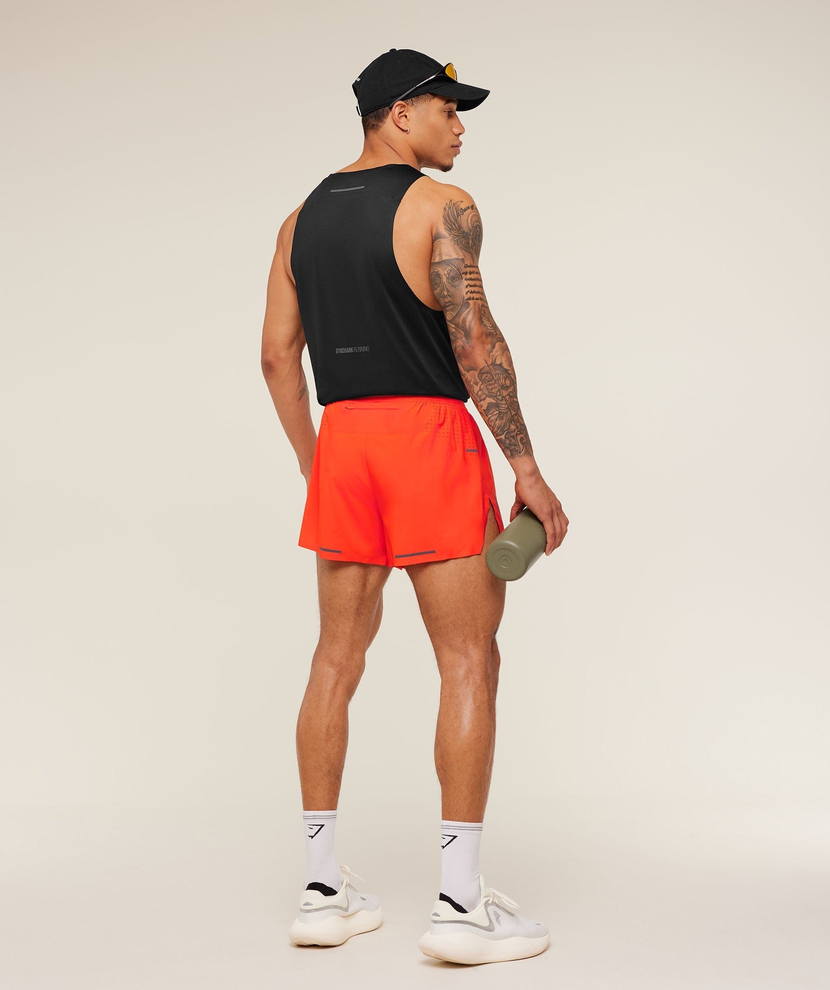 Gymshark Running Elite Race 5" Short Electric Orange
