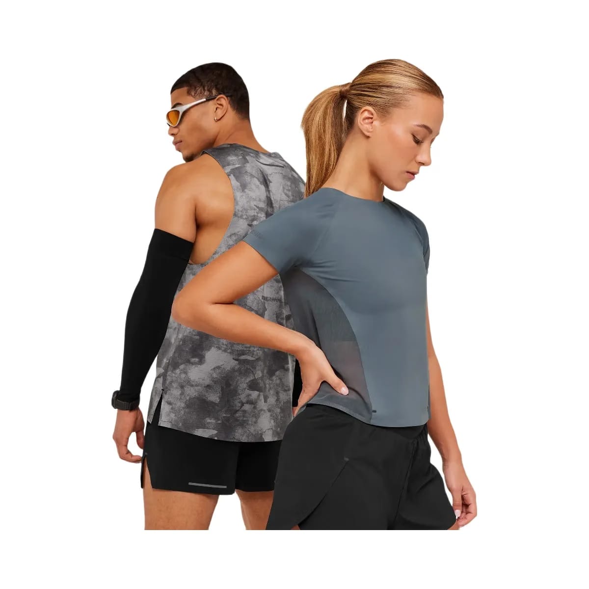 Gymshark Running Elite Tank "Smokey Grey Black"